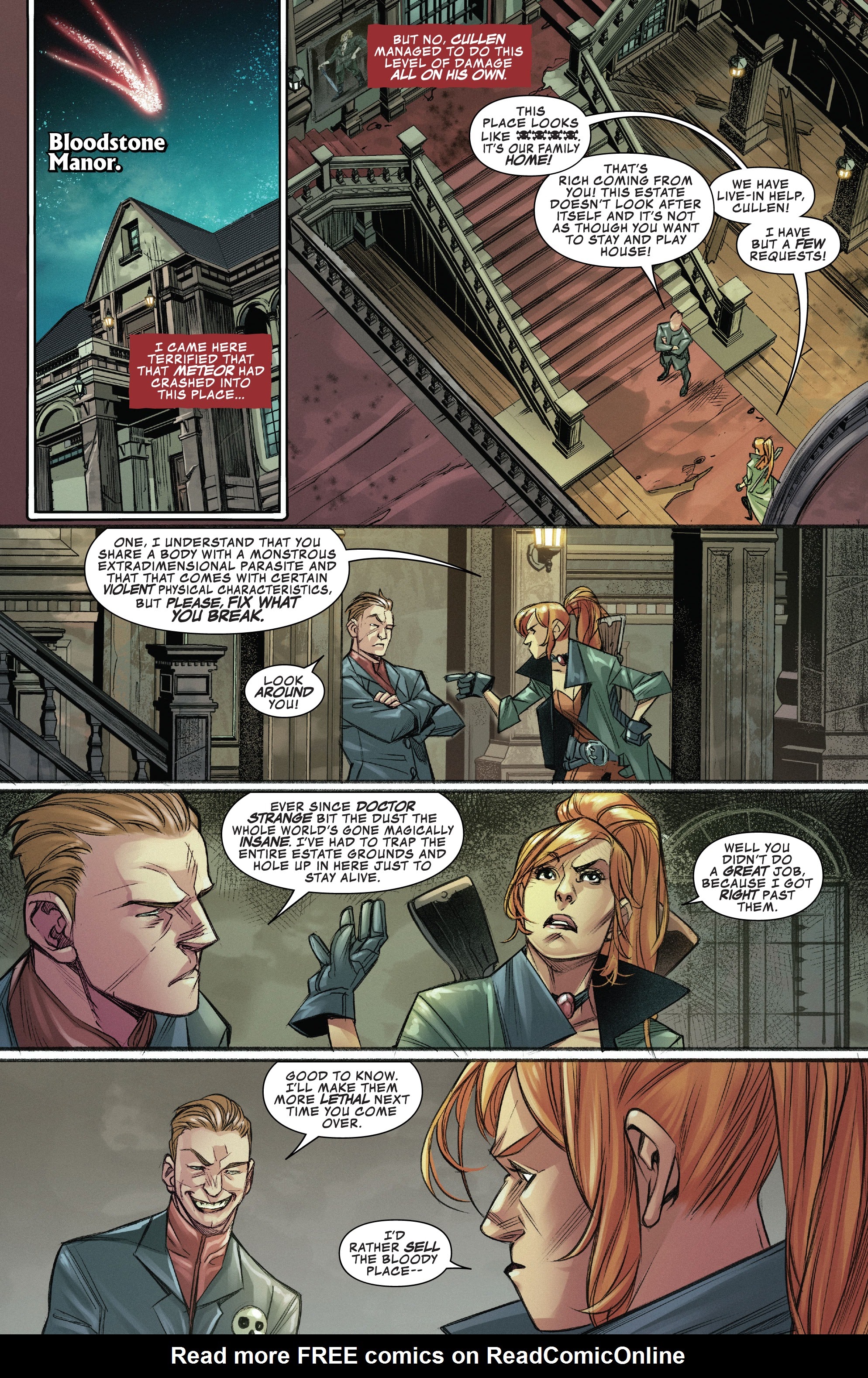 Read online Death of Doctor Strange: One-Shots comic -  Issue # Bloodstone - 7