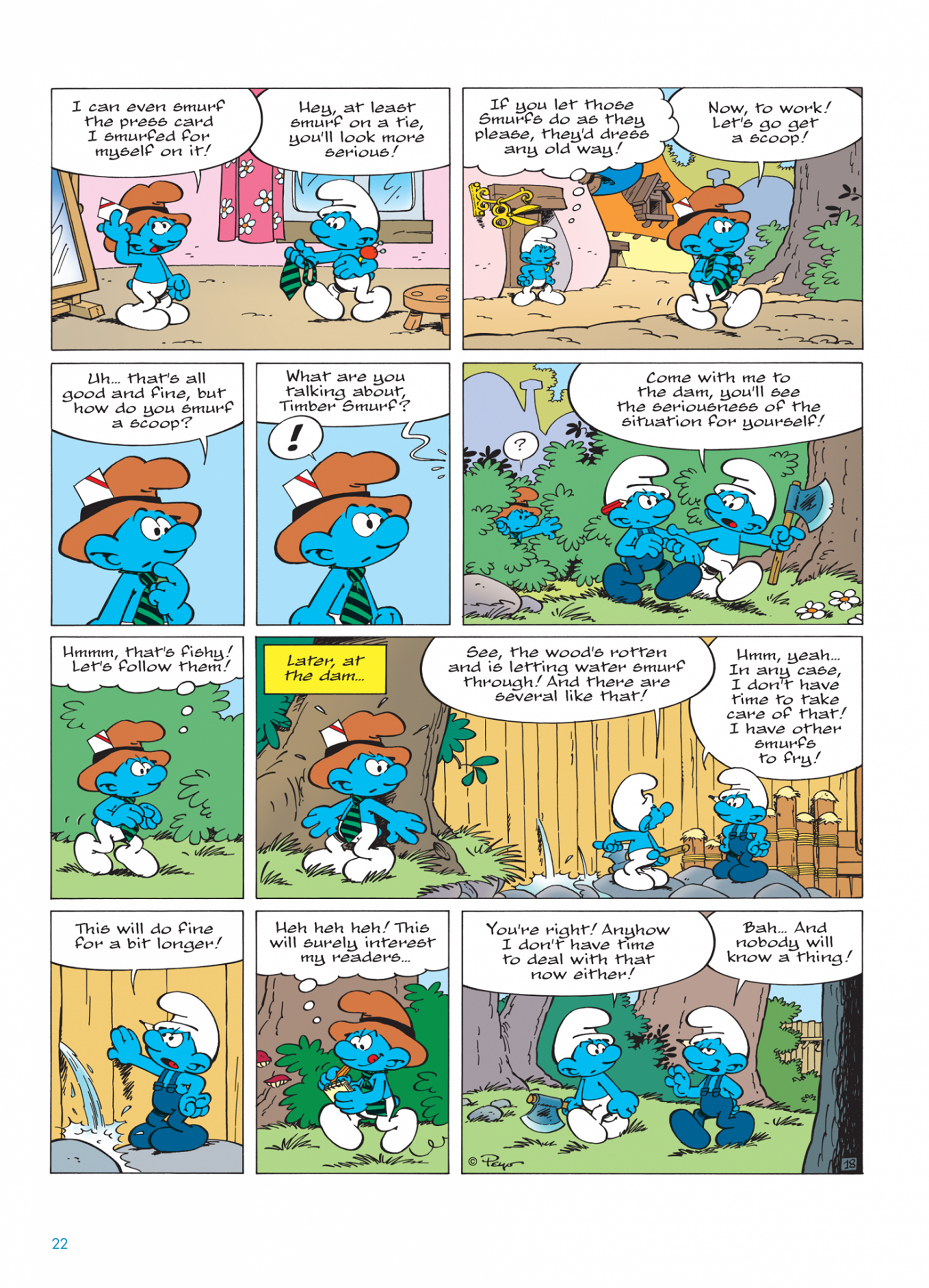 Read online The Smurfs comic -  Issue #24 - 22