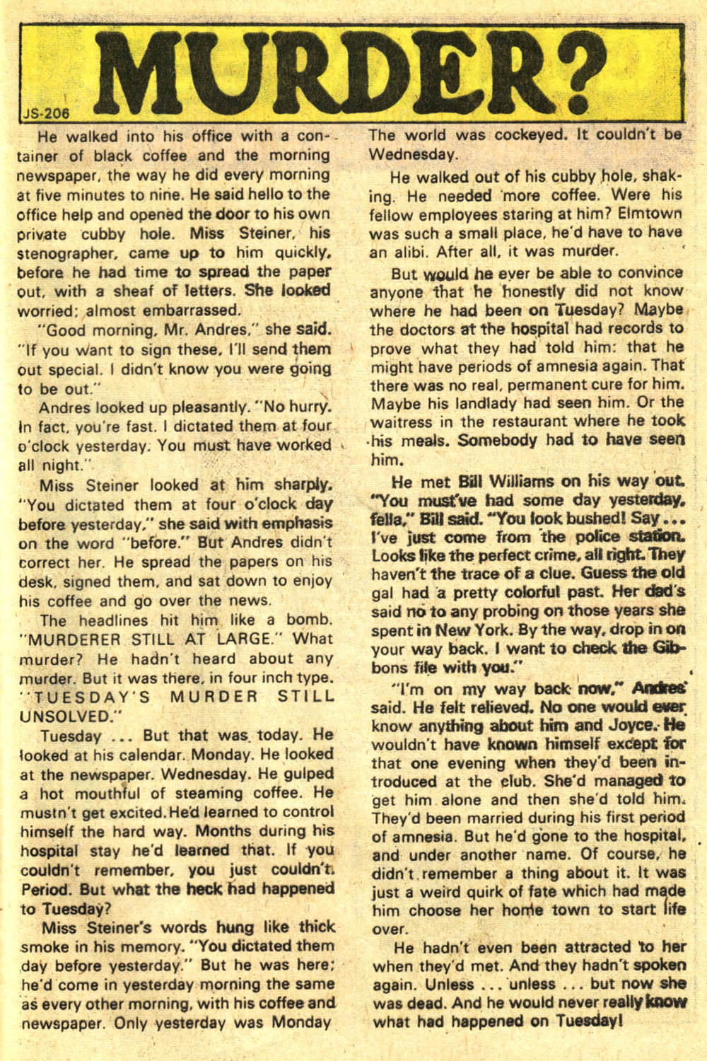 Read online Black Magic (1973) comic -  Issue #7 - 32