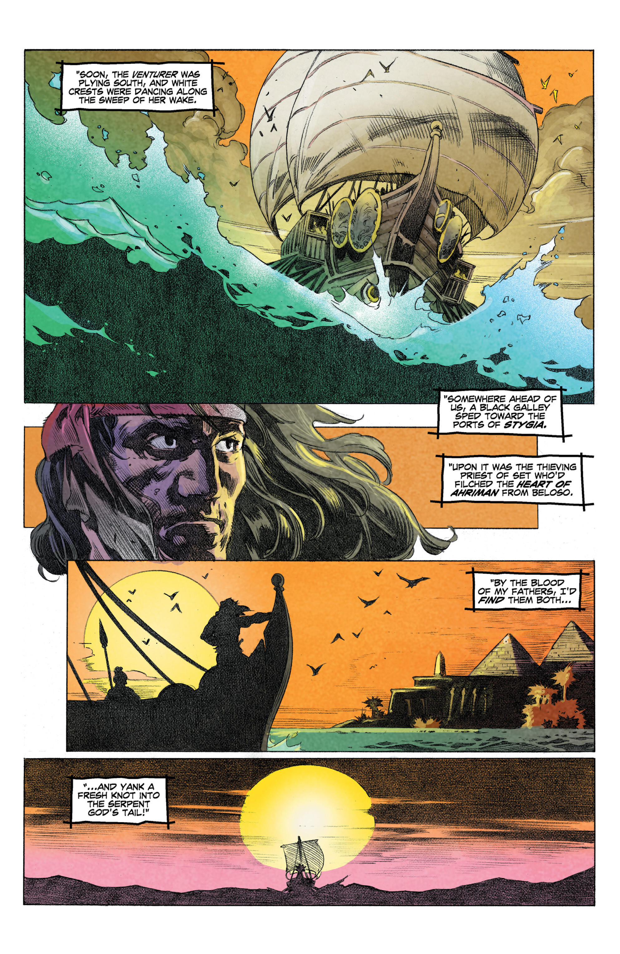 Read online King Conan Chronicles Epic Collection comic -  Issue # Wolves And Dragons (Part 2) - 92