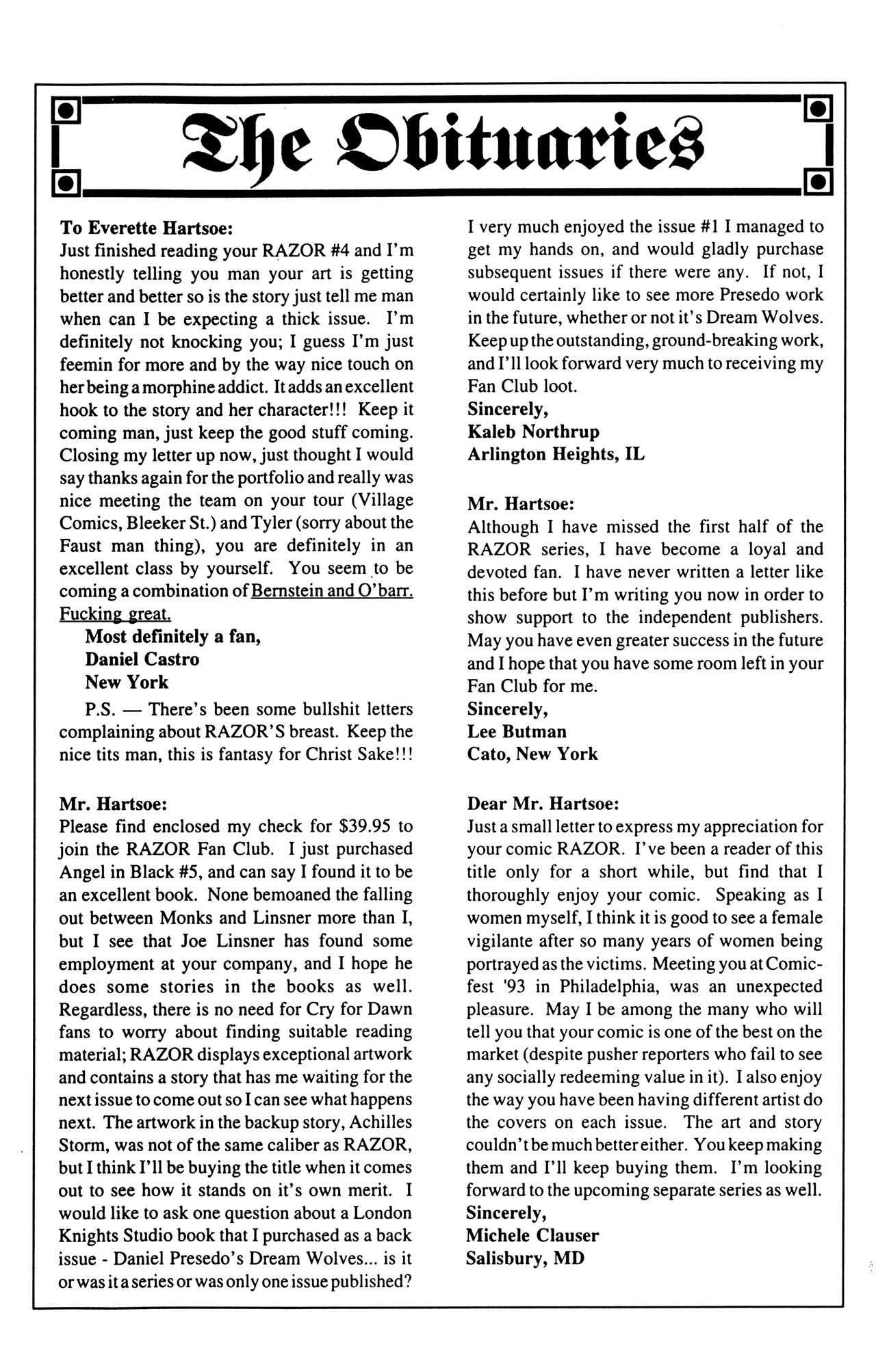 Read online Razor comic -  Issue #8 - 23