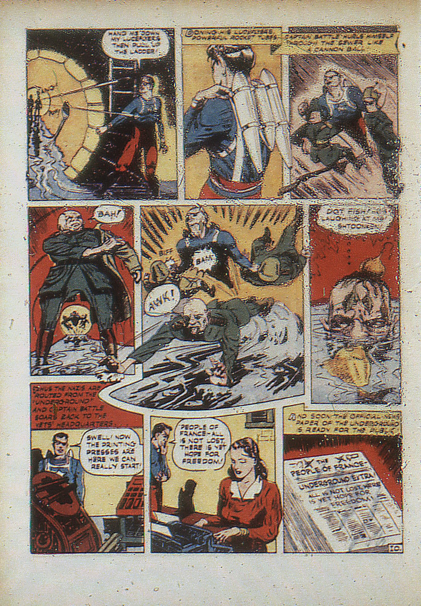 Read online Captain Battle Comics comic -  Issue #1 - 12