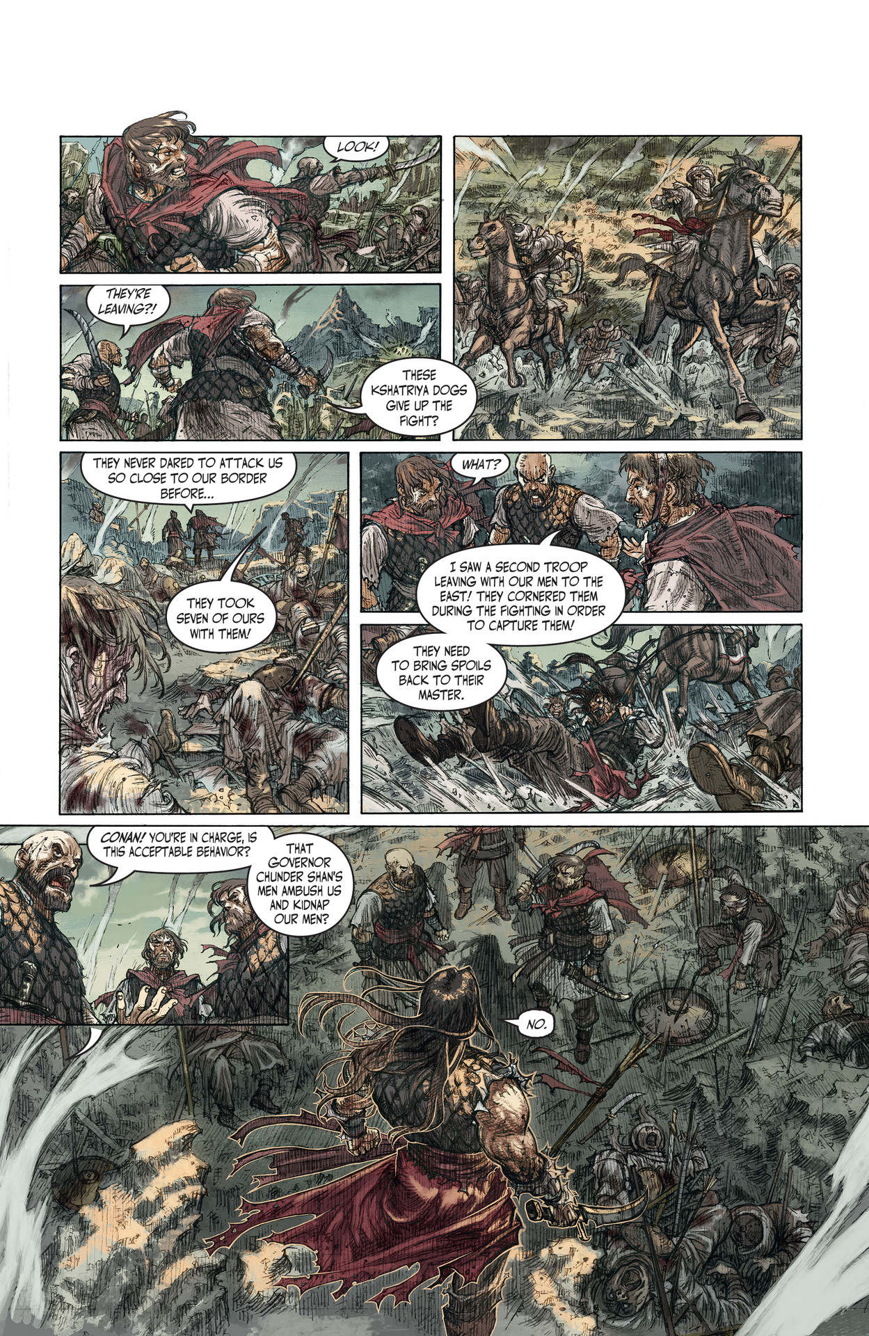 Read online The Cimmerian comic -  Issue # TPB 2 (Part 1) - 7