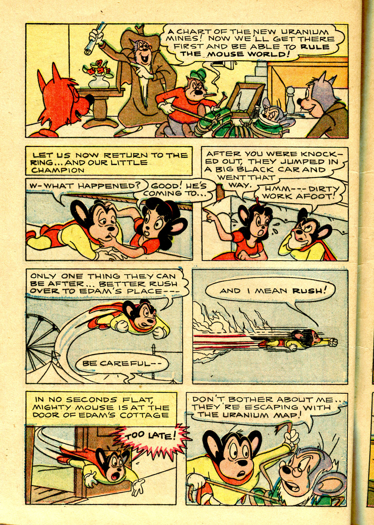 Read online Paul Terry's Mighty Mouse Comics comic -  Issue #42 - 87