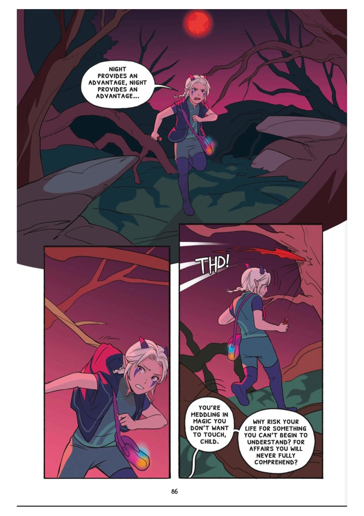 Read online The Dragon Prince: Bloodmoon Huntress comic -  Issue # TPB - 89