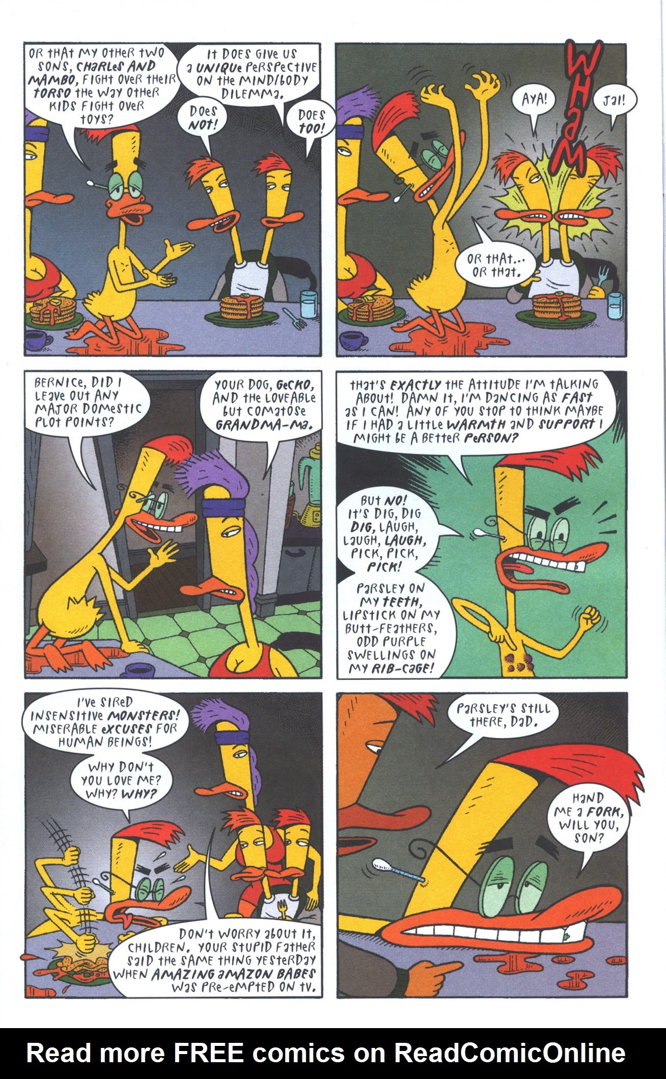 Read online Duckman : The Mob Frog Saga comic -  Issue #1 - 10