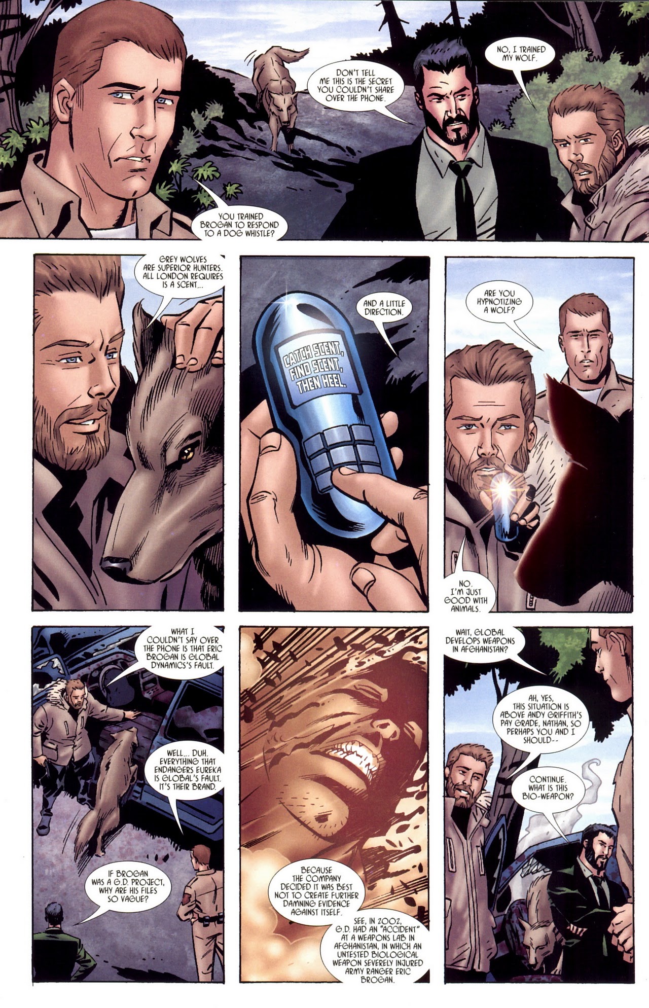 Read online Eureka comic -  Issue #3 - 9
