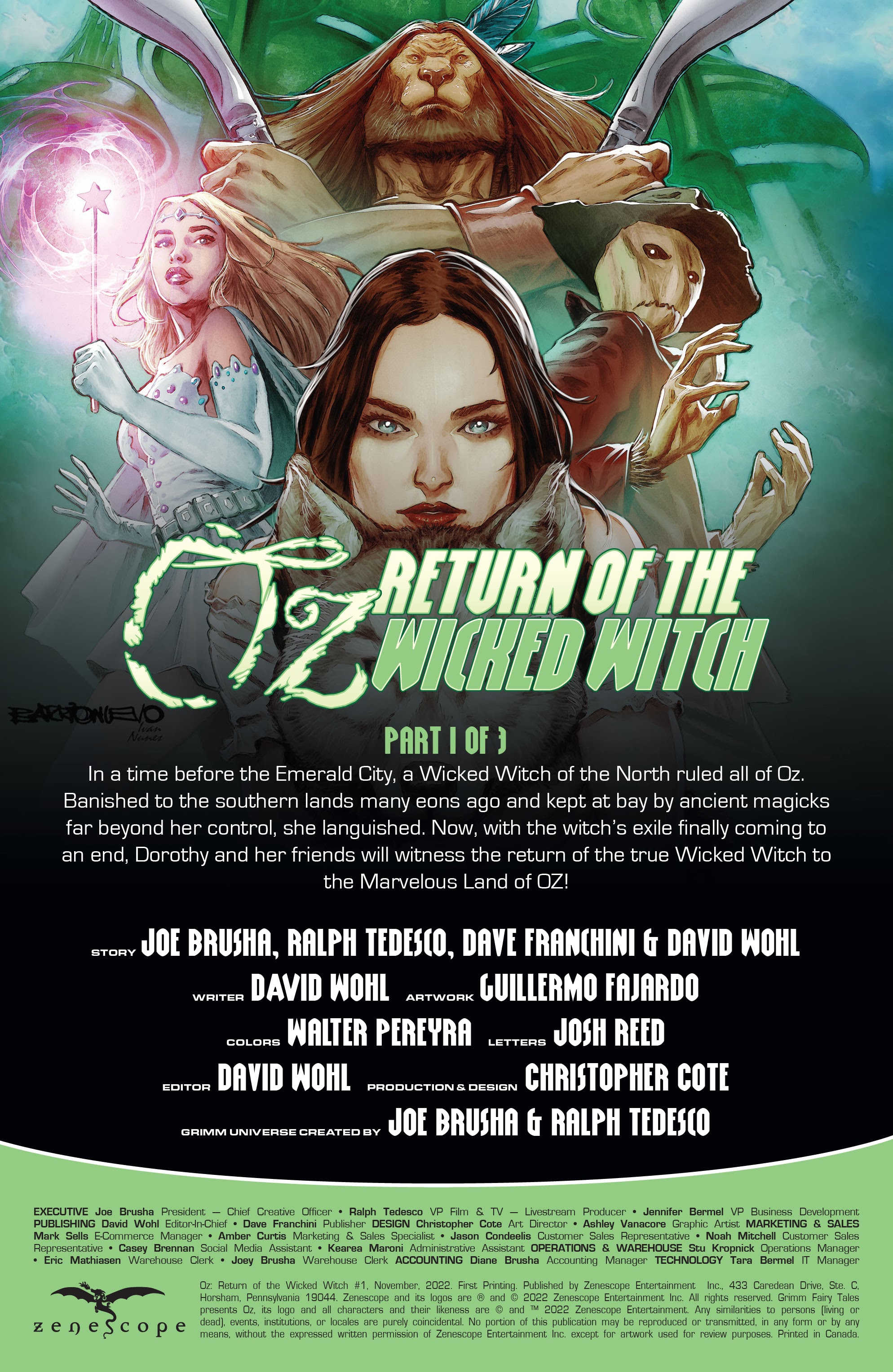 Read online Oz: Return of the Wicked Witch comic -  Issue #1 - 2