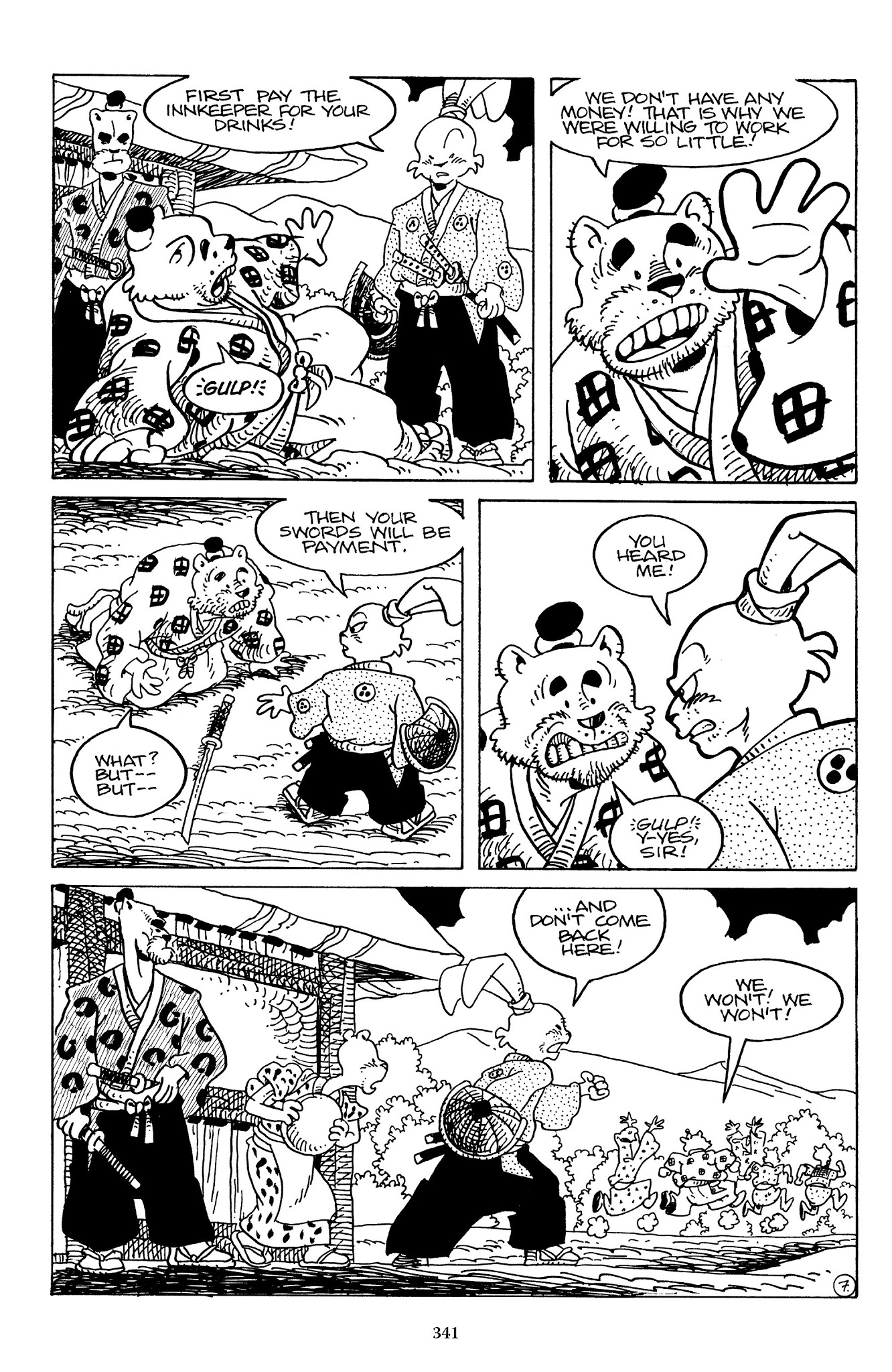 Read online The Usagi Yojimbo Saga comic -  Issue # TPB 7 - 336