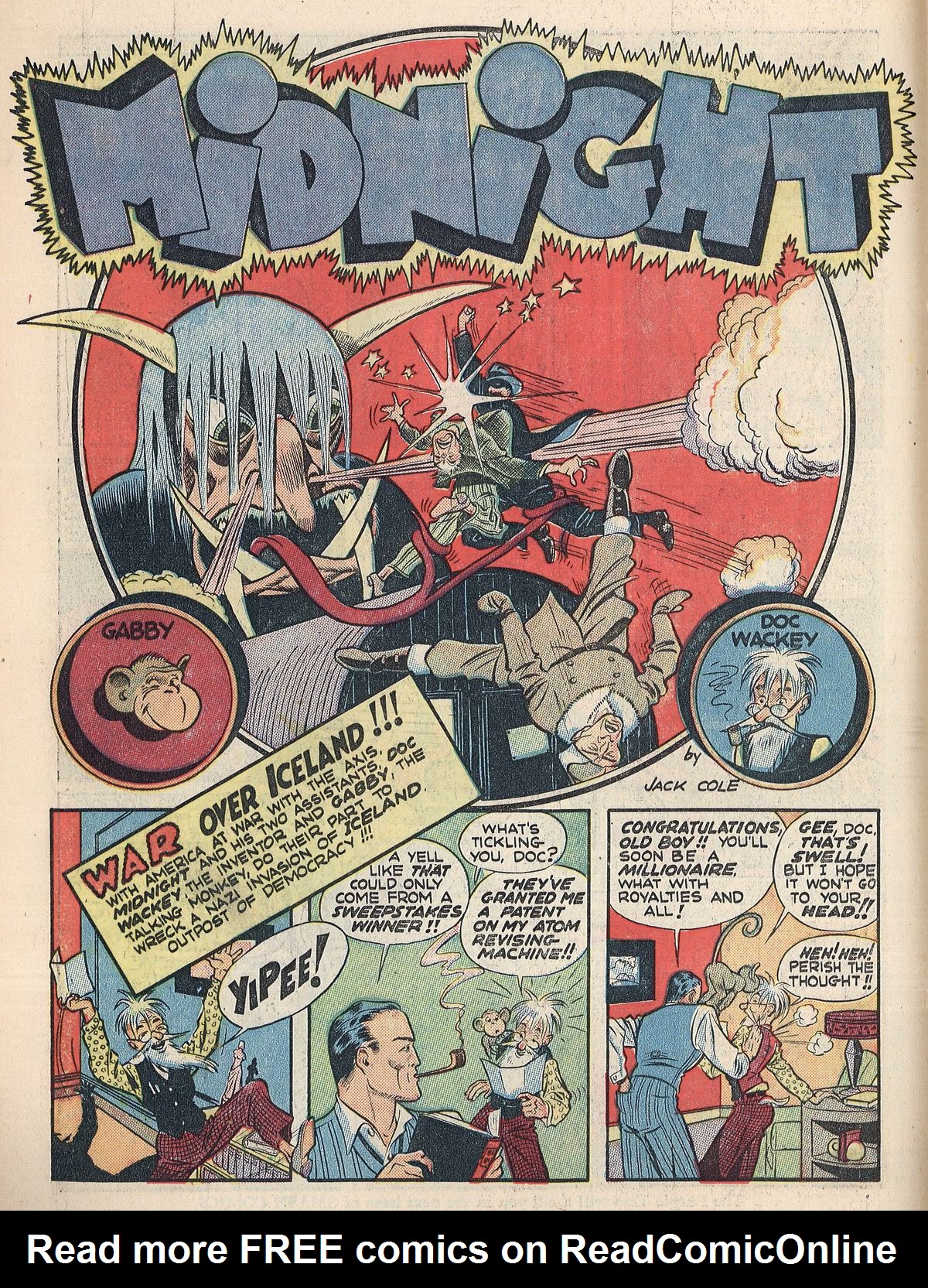 Read online Smash Comics comic -  Issue #32 - 34