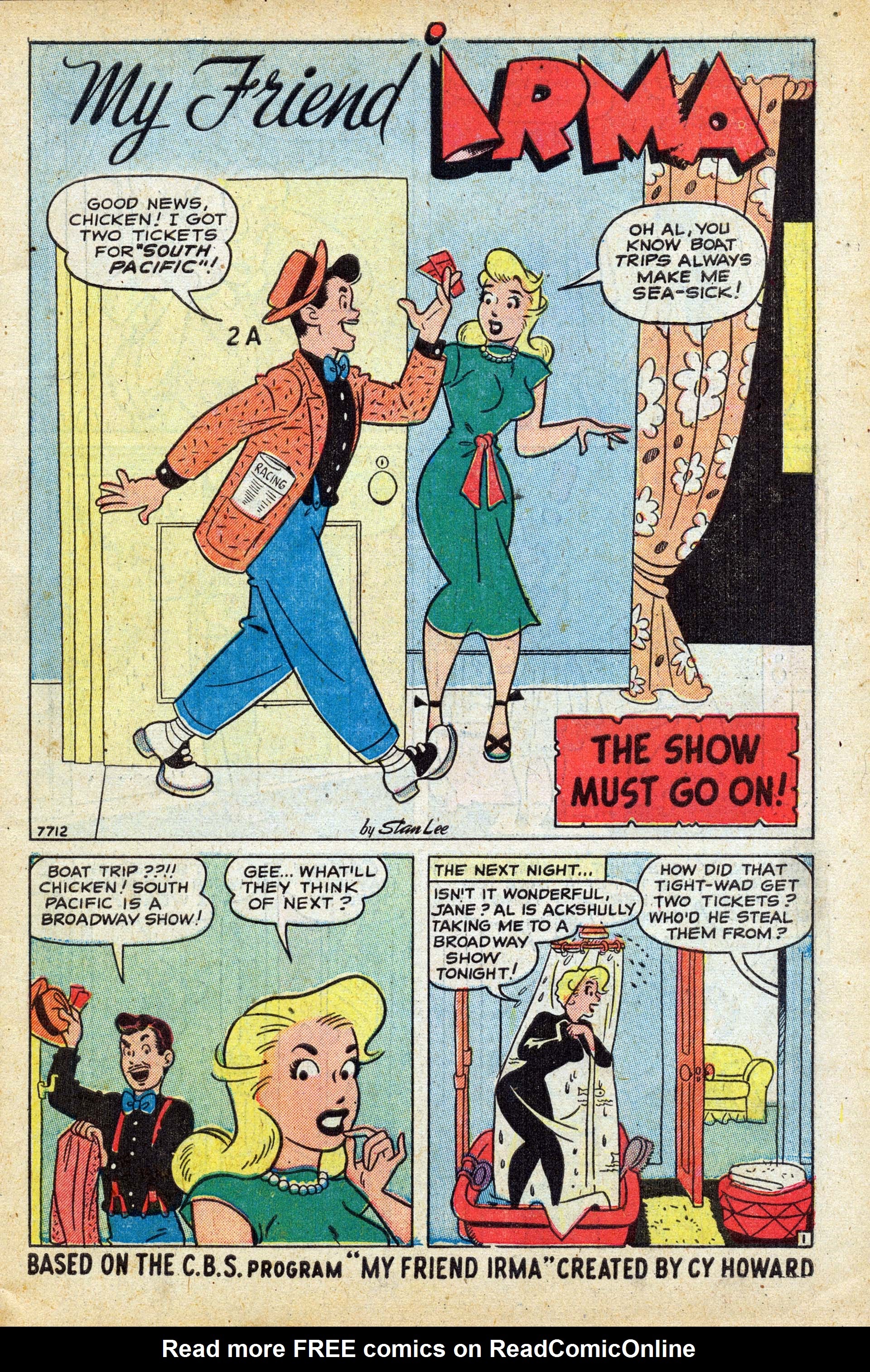 Read online My Friend Irma comic -  Issue #6 - 3