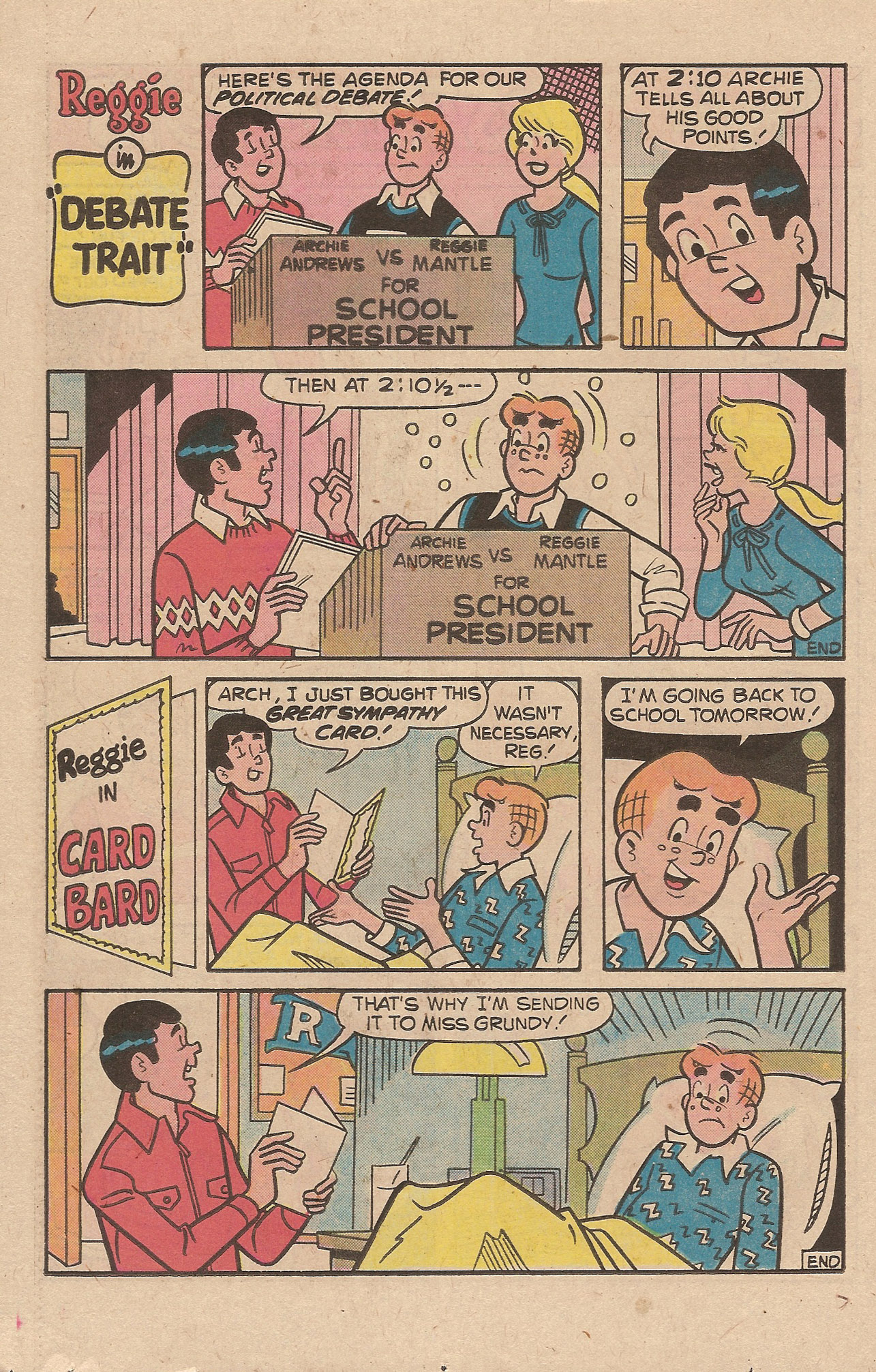 Read online Reggie's Wise Guy Jokes comic -  Issue #50 - 22