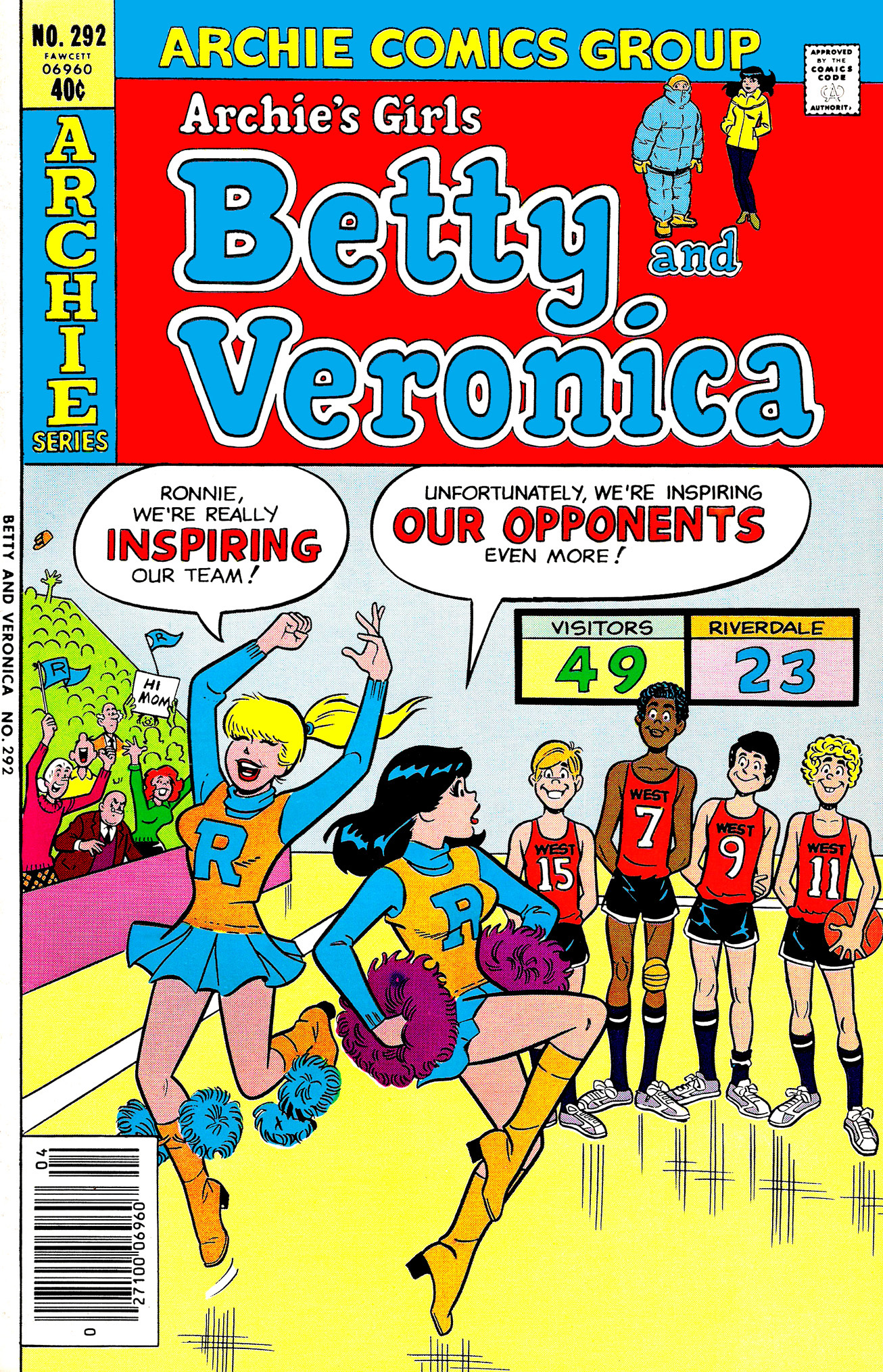 Read online Archie's Girls Betty and Veronica comic -  Issue #292 - 1