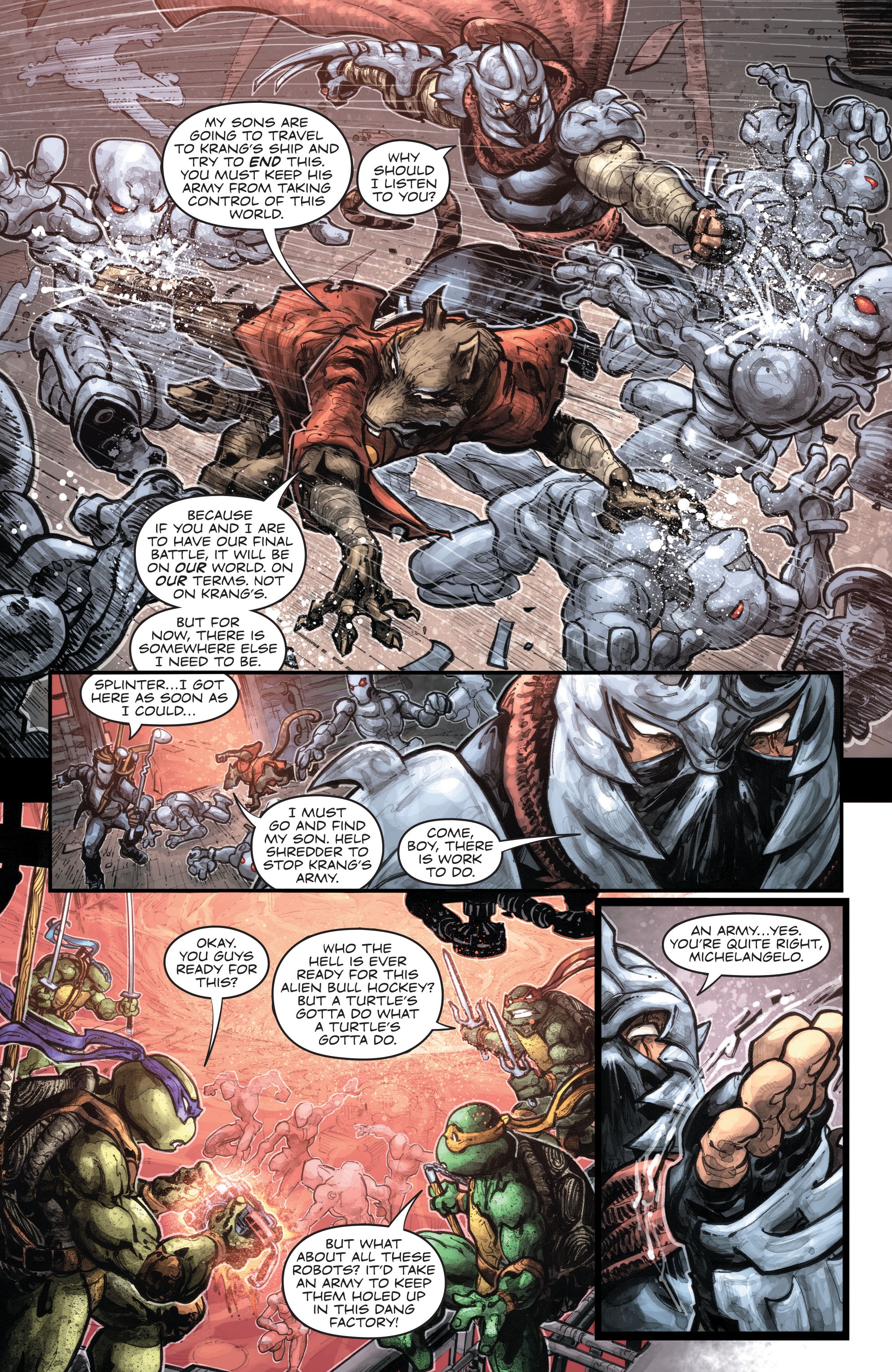 Read online Batman/Teenage Mutant Ninja Turtles III comic -  Issue # _TPB (Part 1) - 89