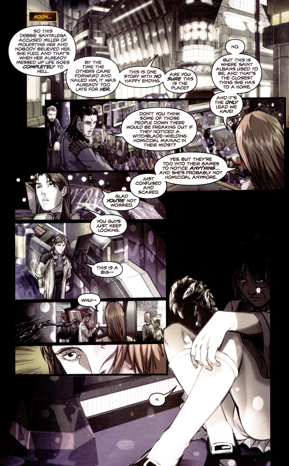 Read online Dark Minds / Witchblade comic -  Issue #1 - 28