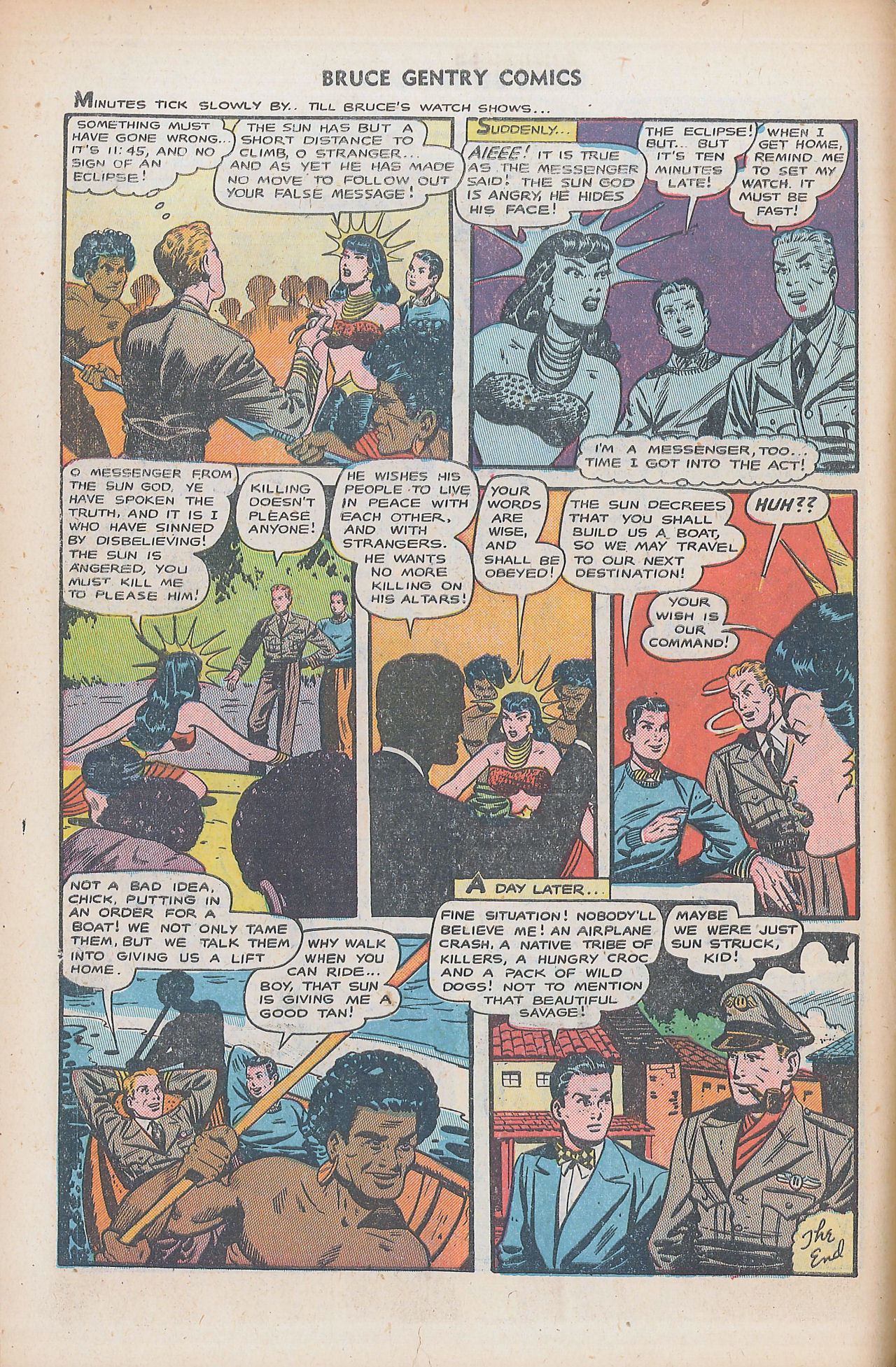 Read online Bruce Gentry comic -  Issue #7 - 10