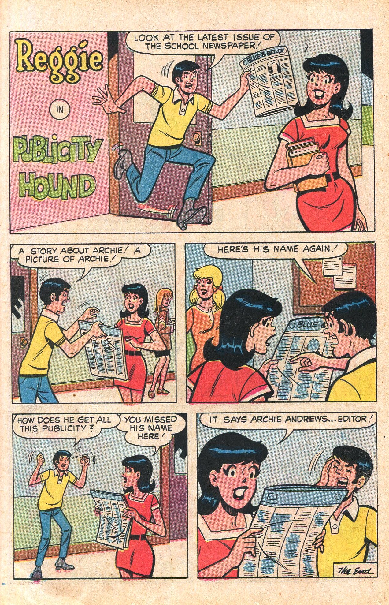 Read online Reggie's Wise Guy Jokes comic -  Issue #7 - 13