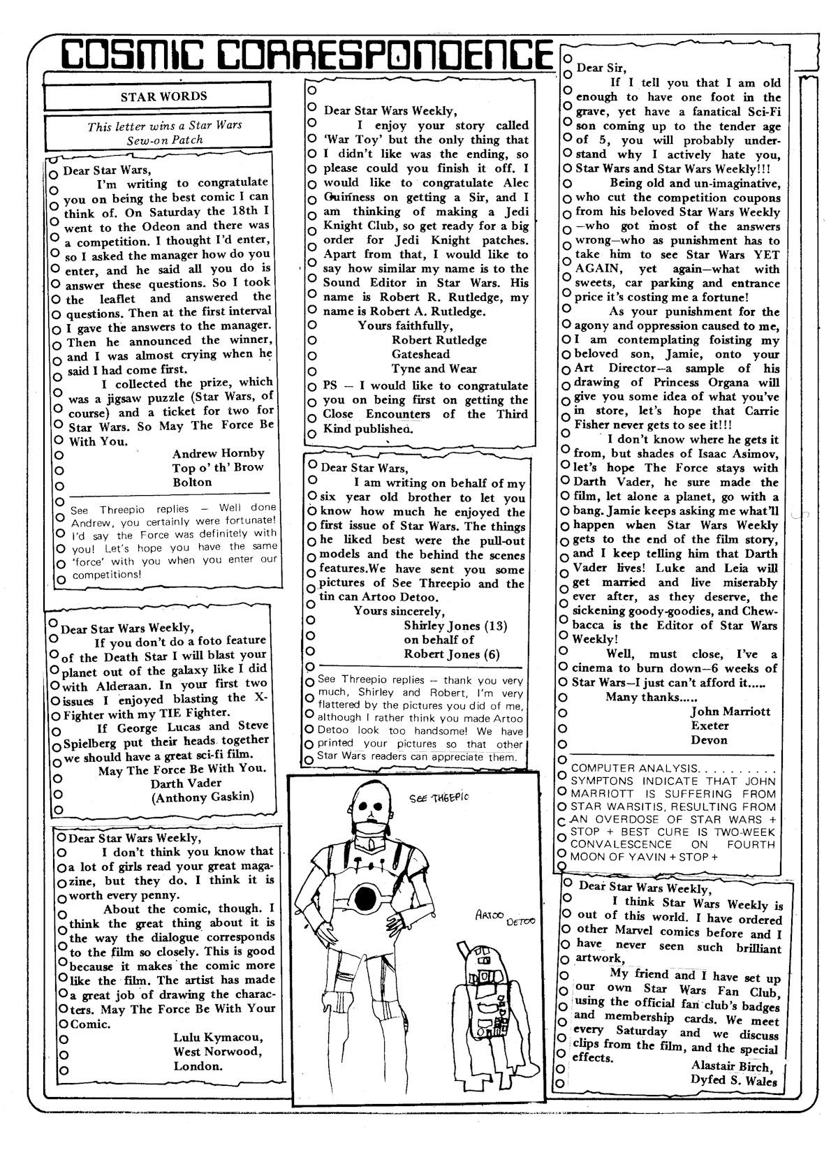 Read online Star Wars Weekly comic -  Issue #17 - 6