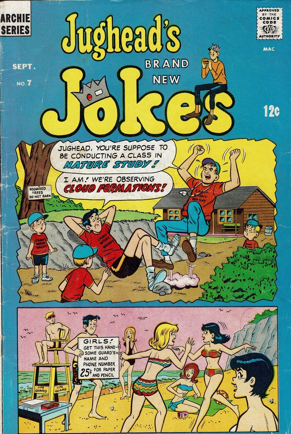 Read online Jughead's Jokes comic -  Issue #7 - 1