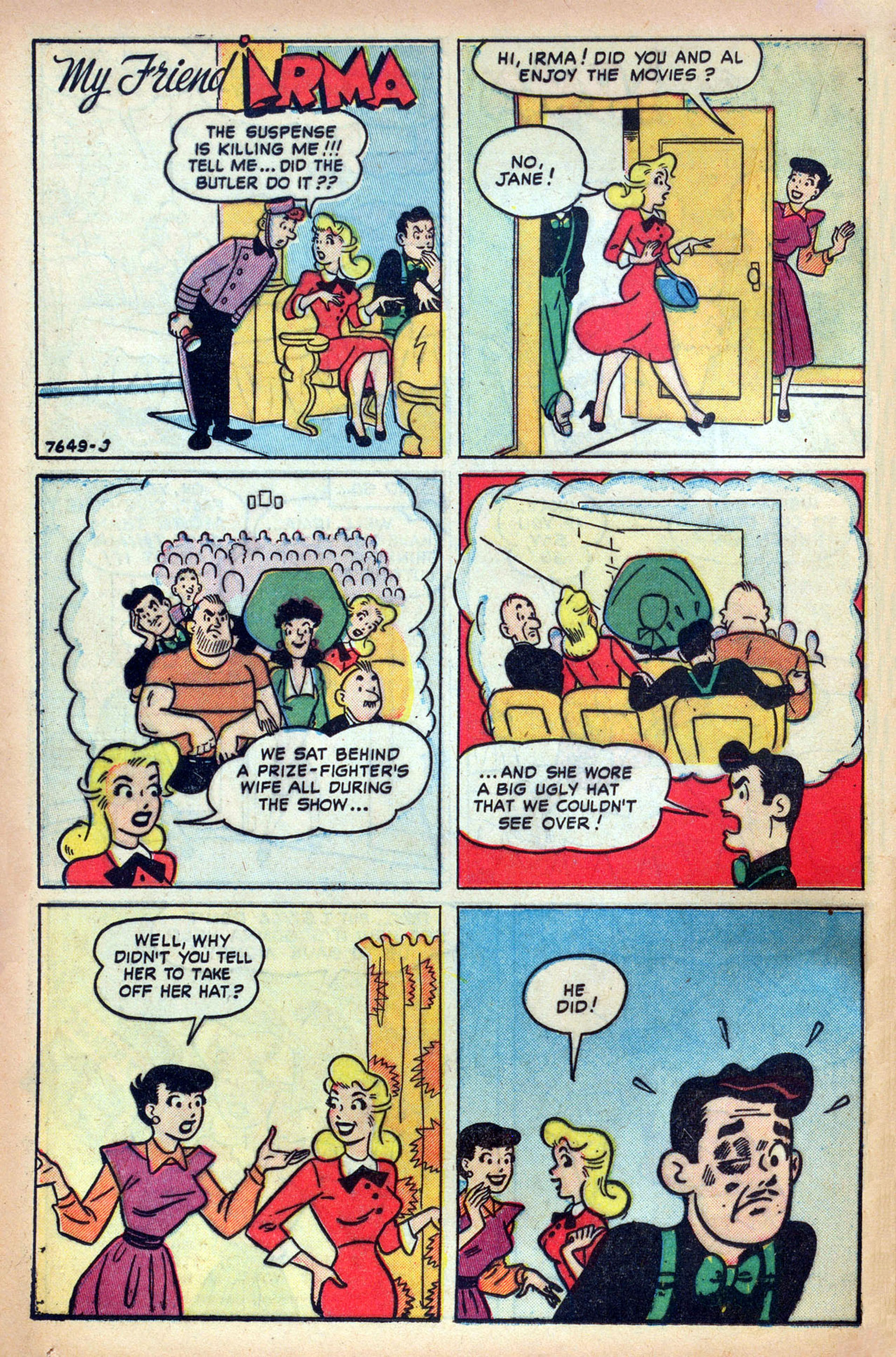 Read online My Friend Irma comic -  Issue #7 - 32