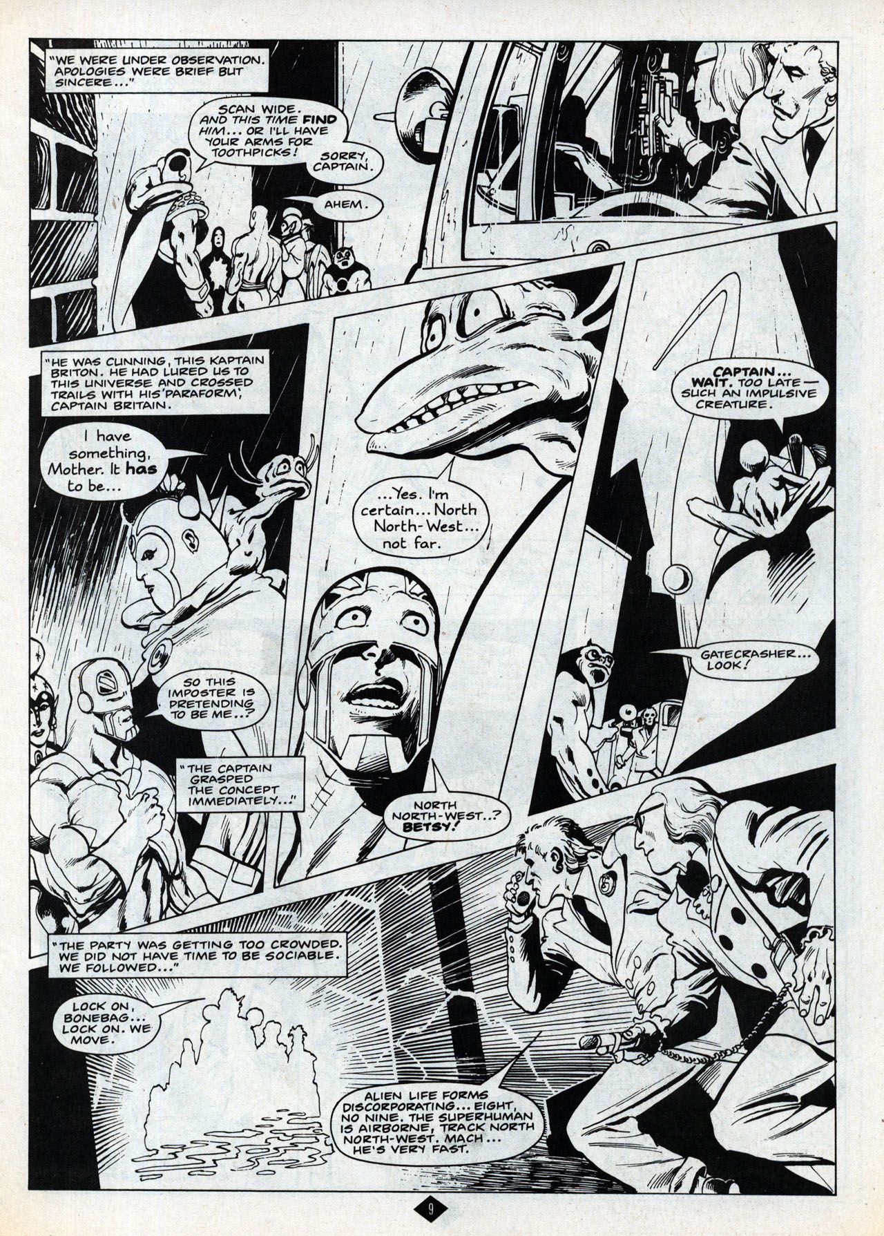 Read online Captain Britain (1985) comic -  Issue #5 - 9