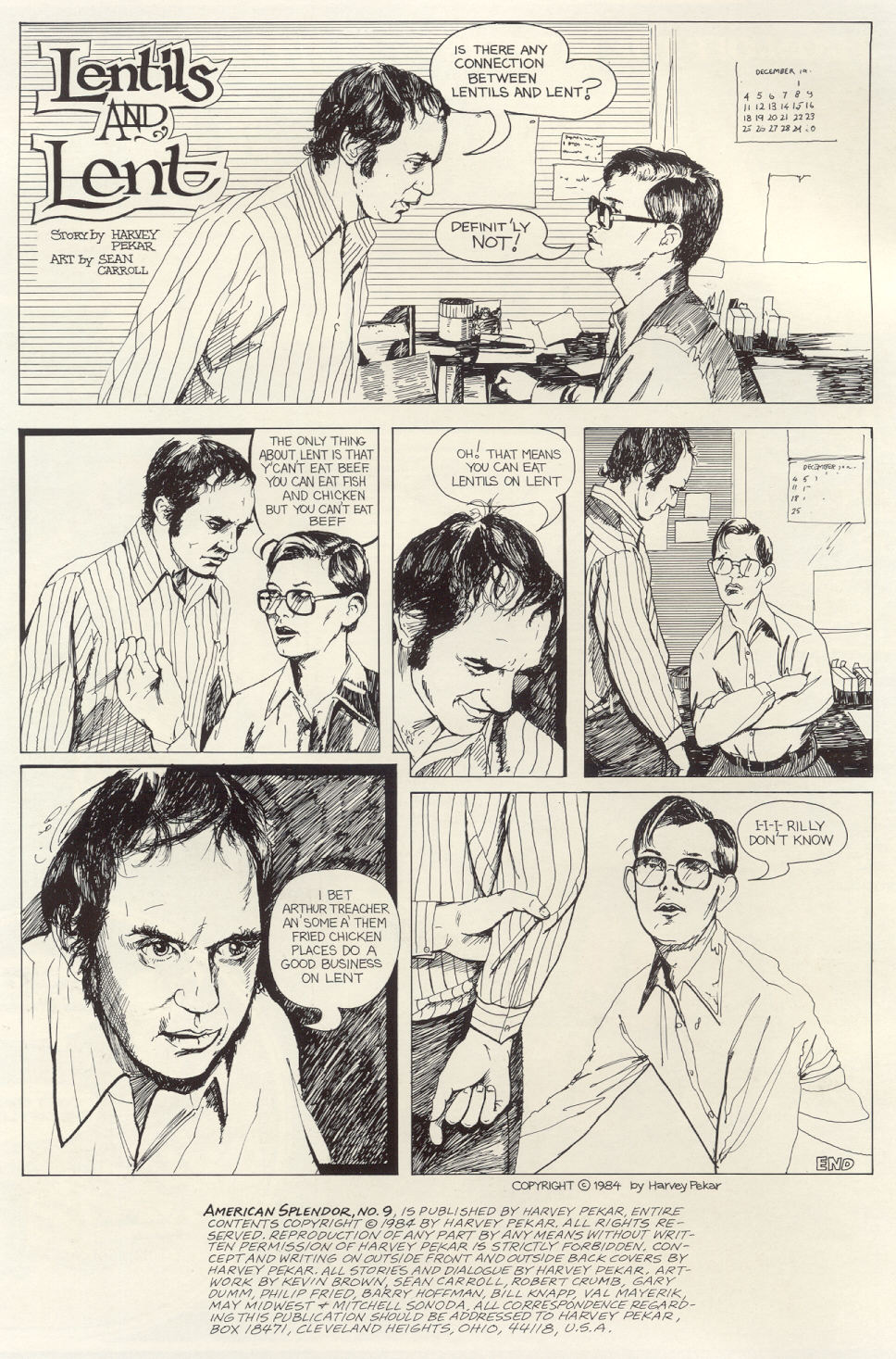 Read online American Splendor (1976) comic -  Issue #9 - 3
