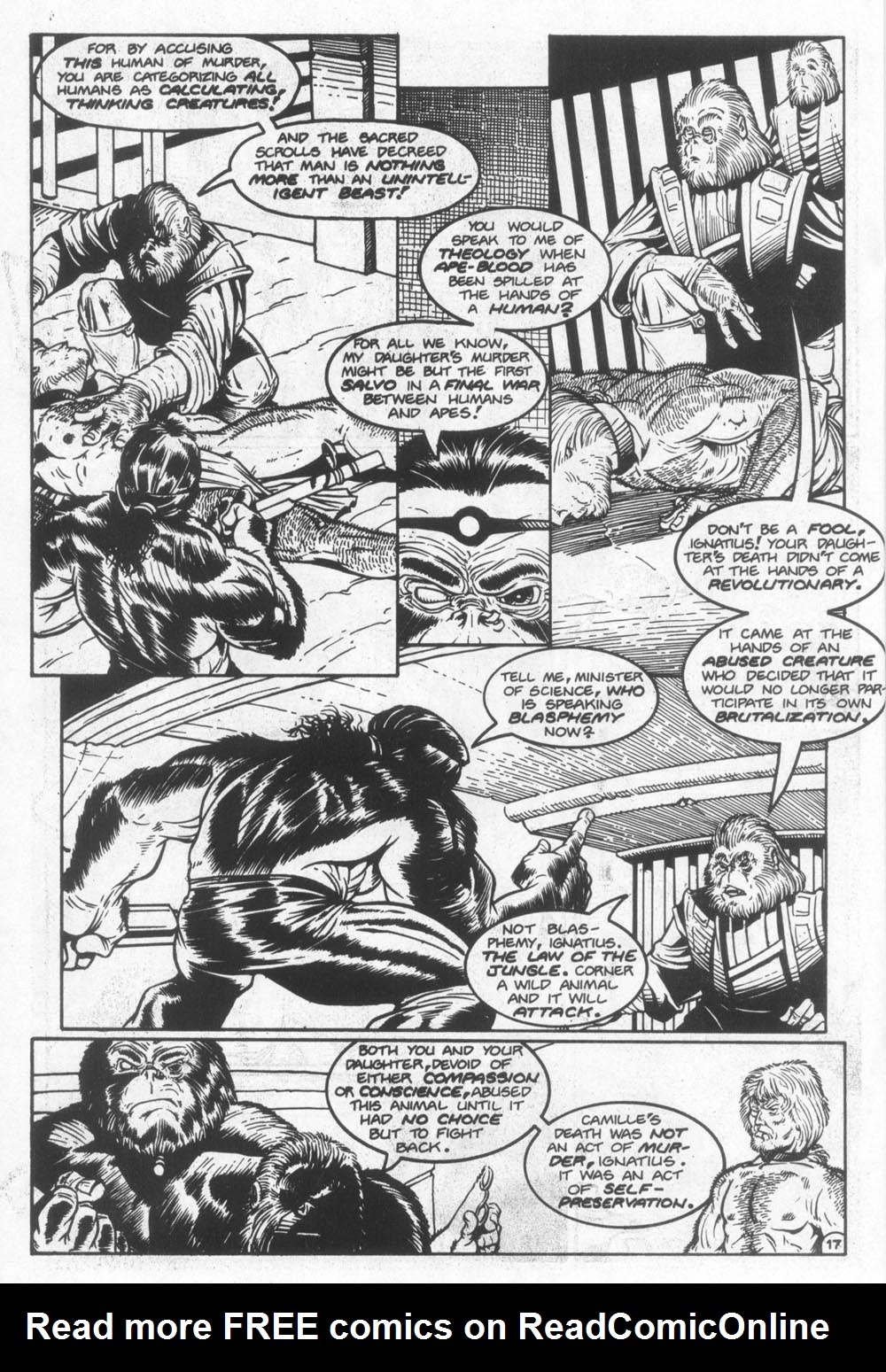 Read online Planet of the Apes: The Sins of the Father comic -  Issue # Full - 19