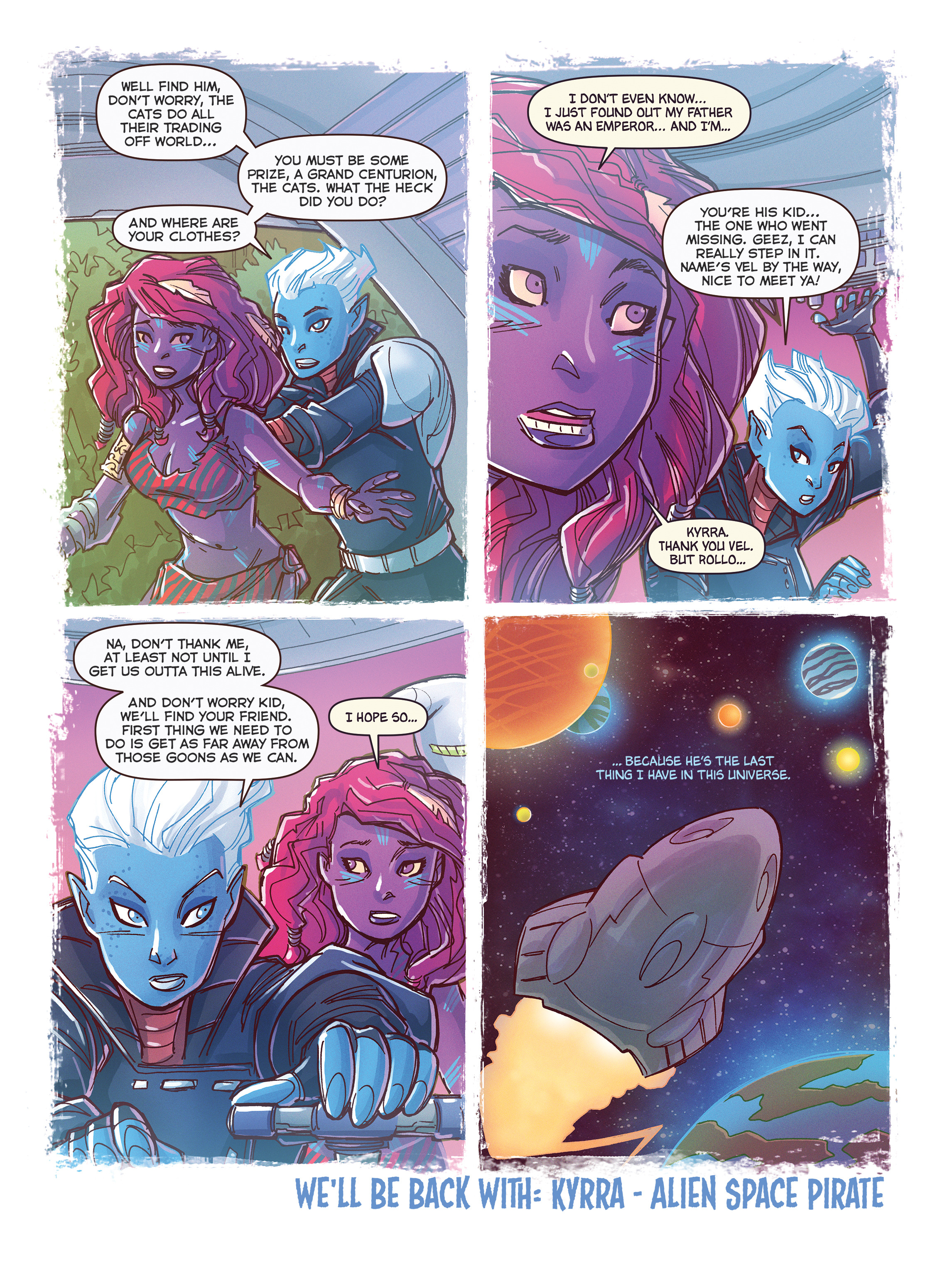 Read online Kyrra: Alien Jungle Girl comic -  Issue #10 - 10
