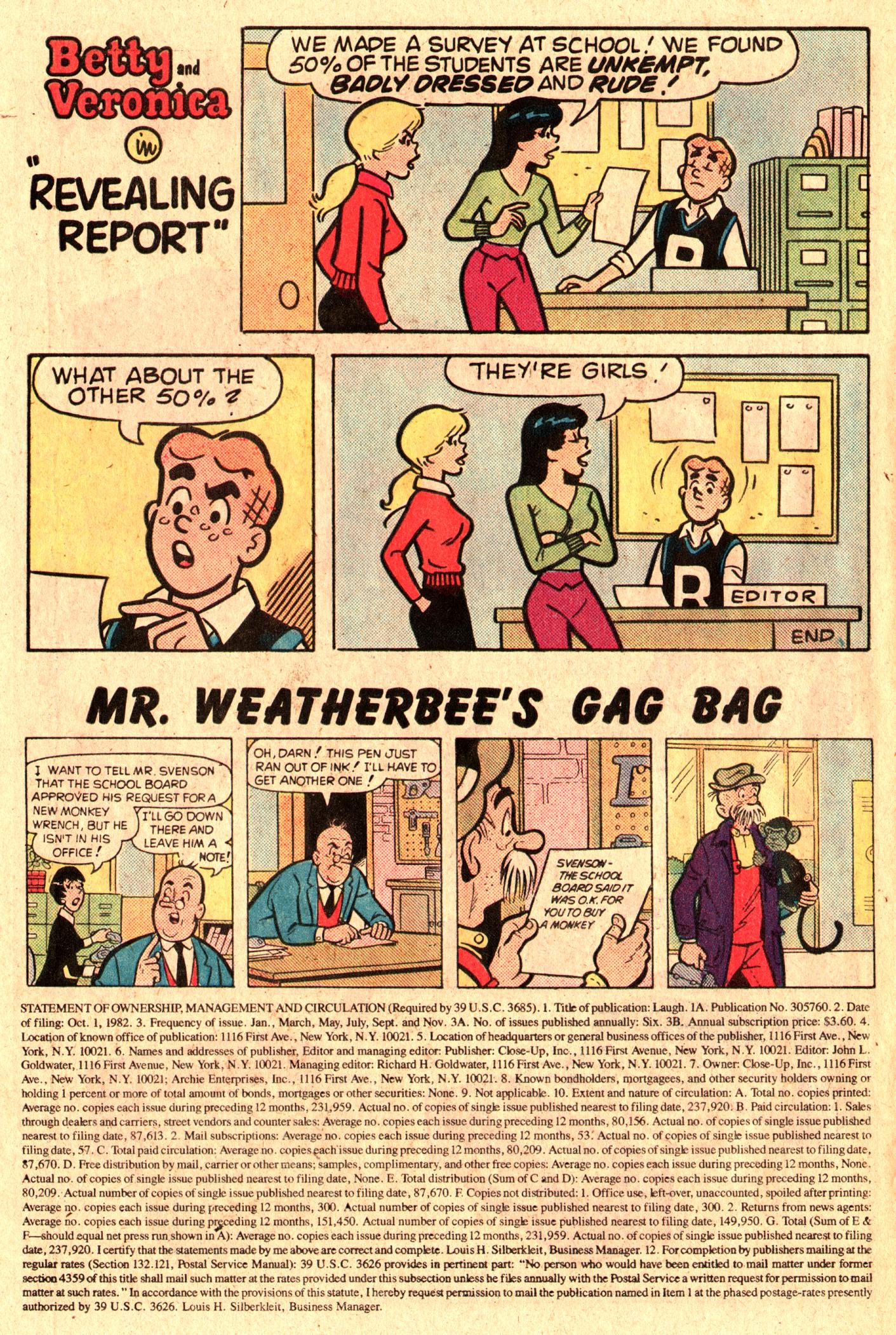 Read online Laugh (Comics) comic -  Issue #377 - 10