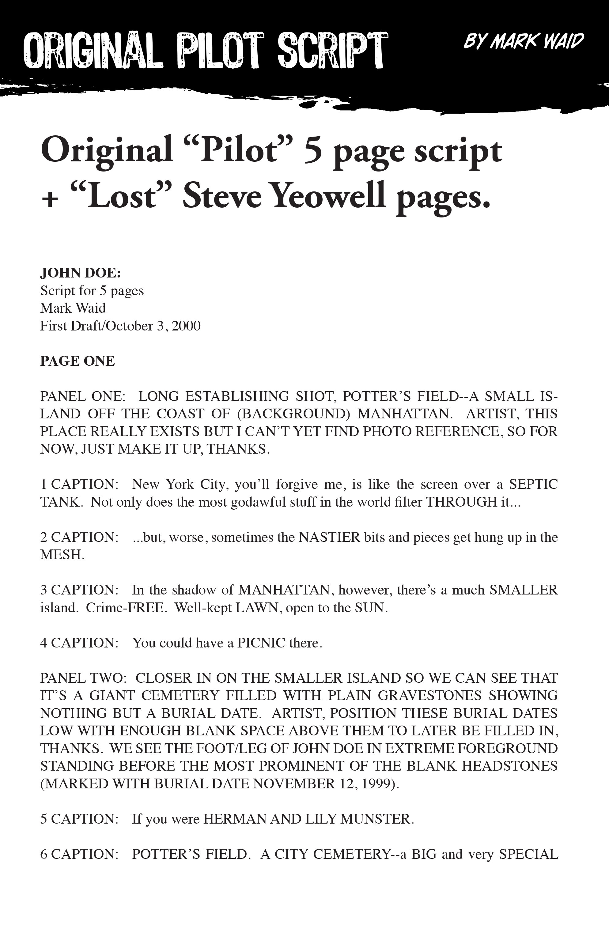 Read online Potter's Field comic -  Issue # _TPB - 98