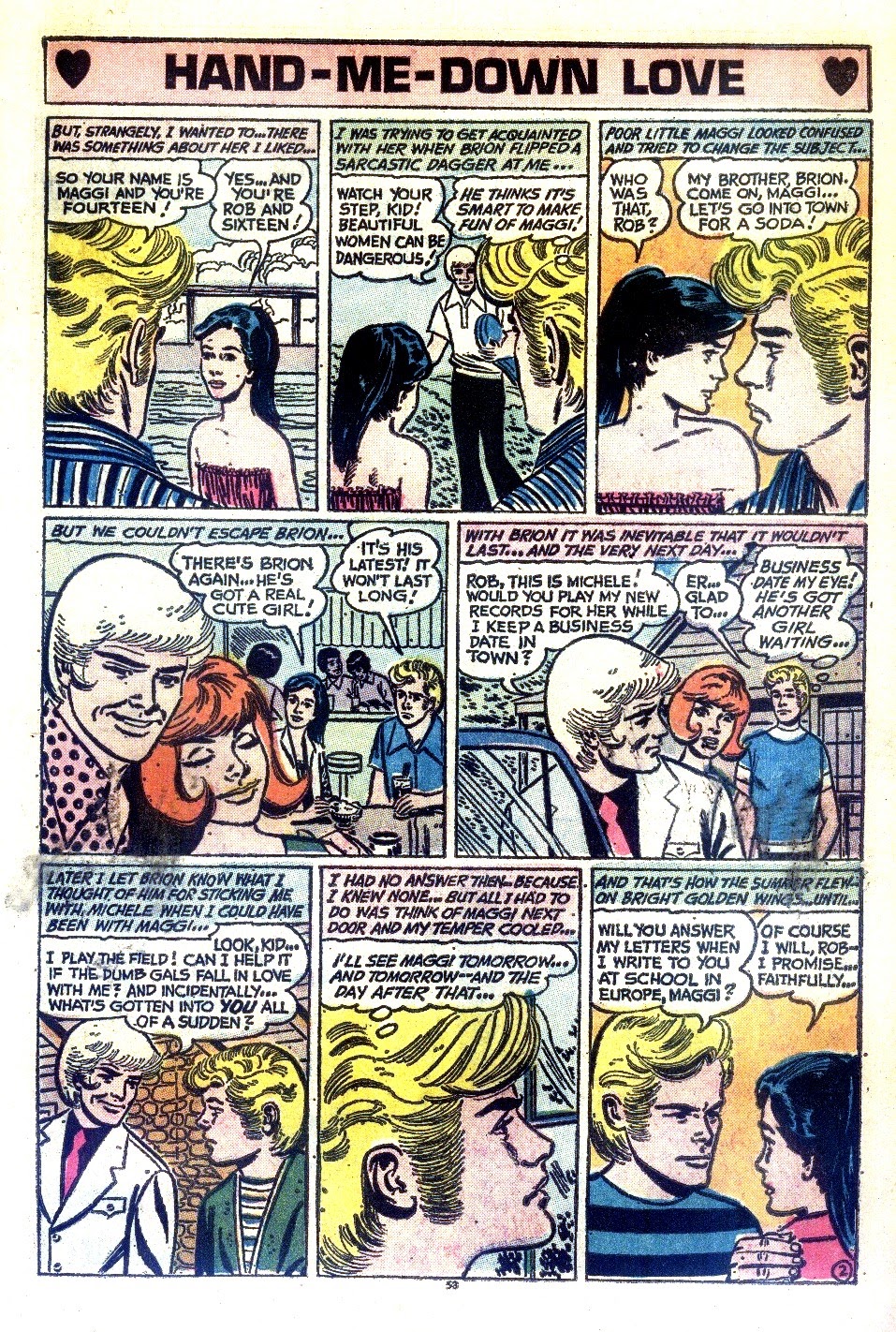 Read online Young Love (1963) comic -  Issue #107 - 53