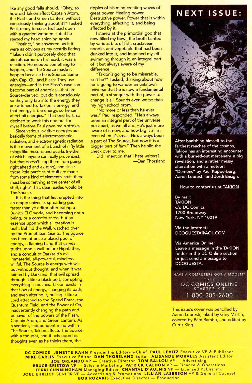 Read online Takion comic -  Issue #2 - 24