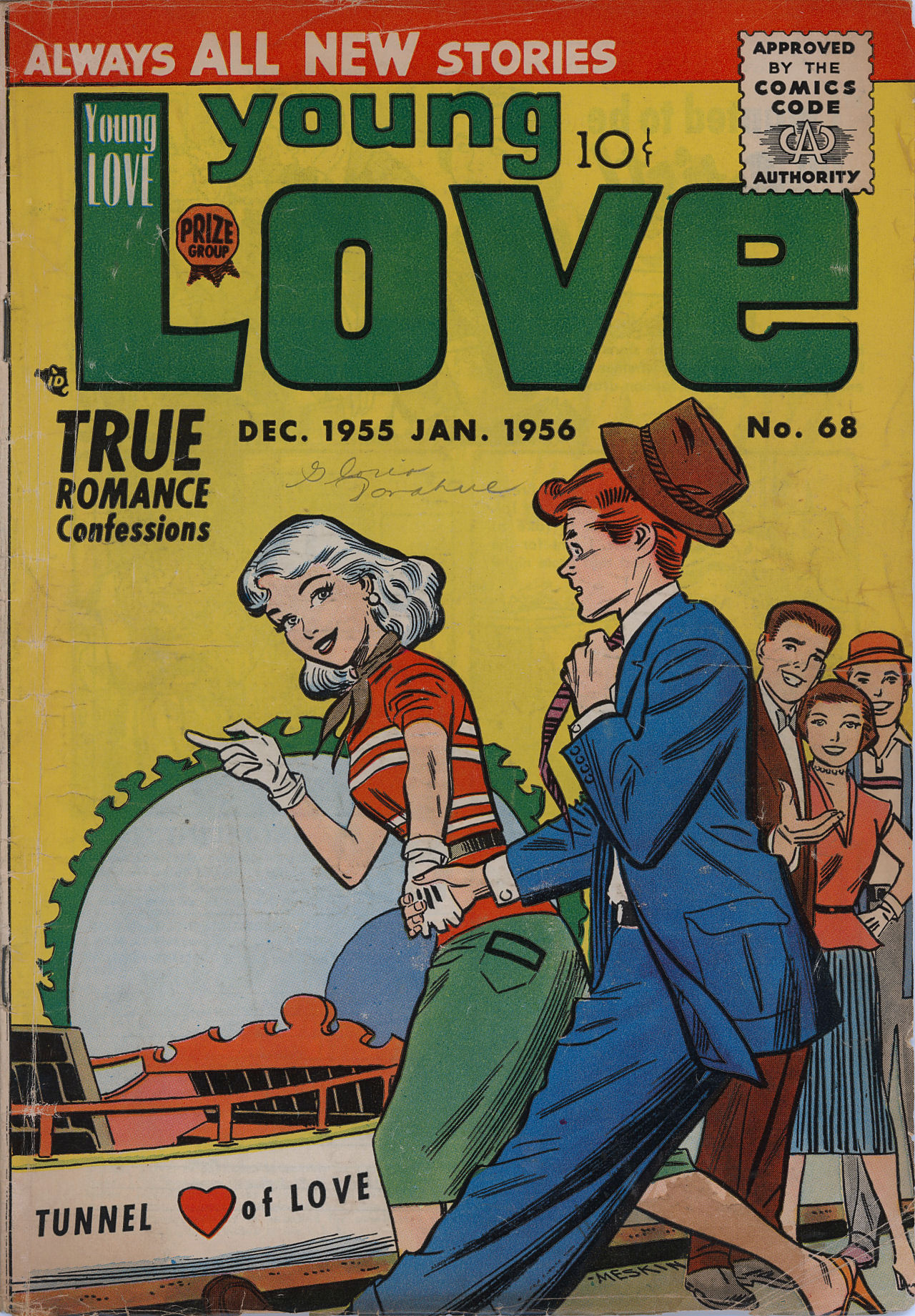 Read online Young Love (1949) comic -  Issue #68 - 1