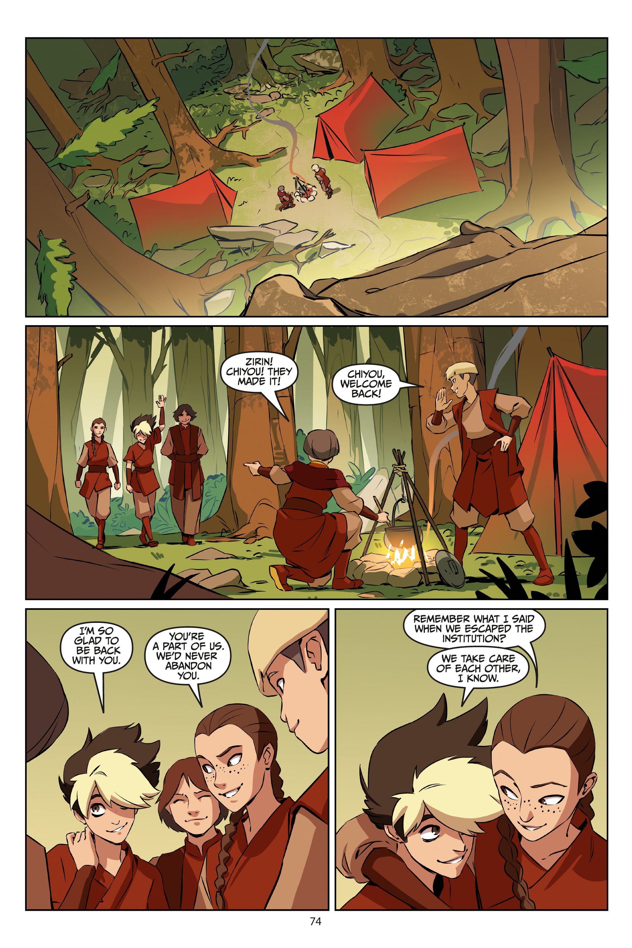 Read online Avatar: The Last Airbender - Azula in the Spirit Temple comic -  Issue # TPB - 75