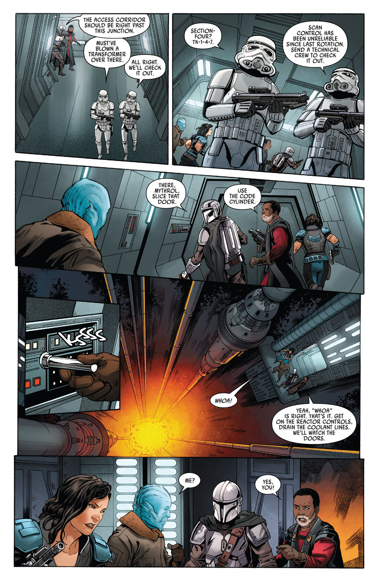 Read online Star Wars: The Mandalorian Season 2 comic -  Issue #4 - 17