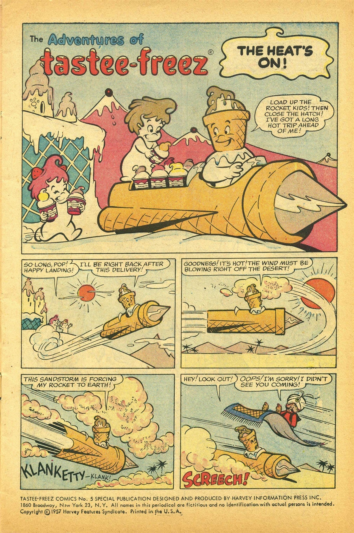 Read online Tastee-Freez Comics comic -  Issue #5 - 3