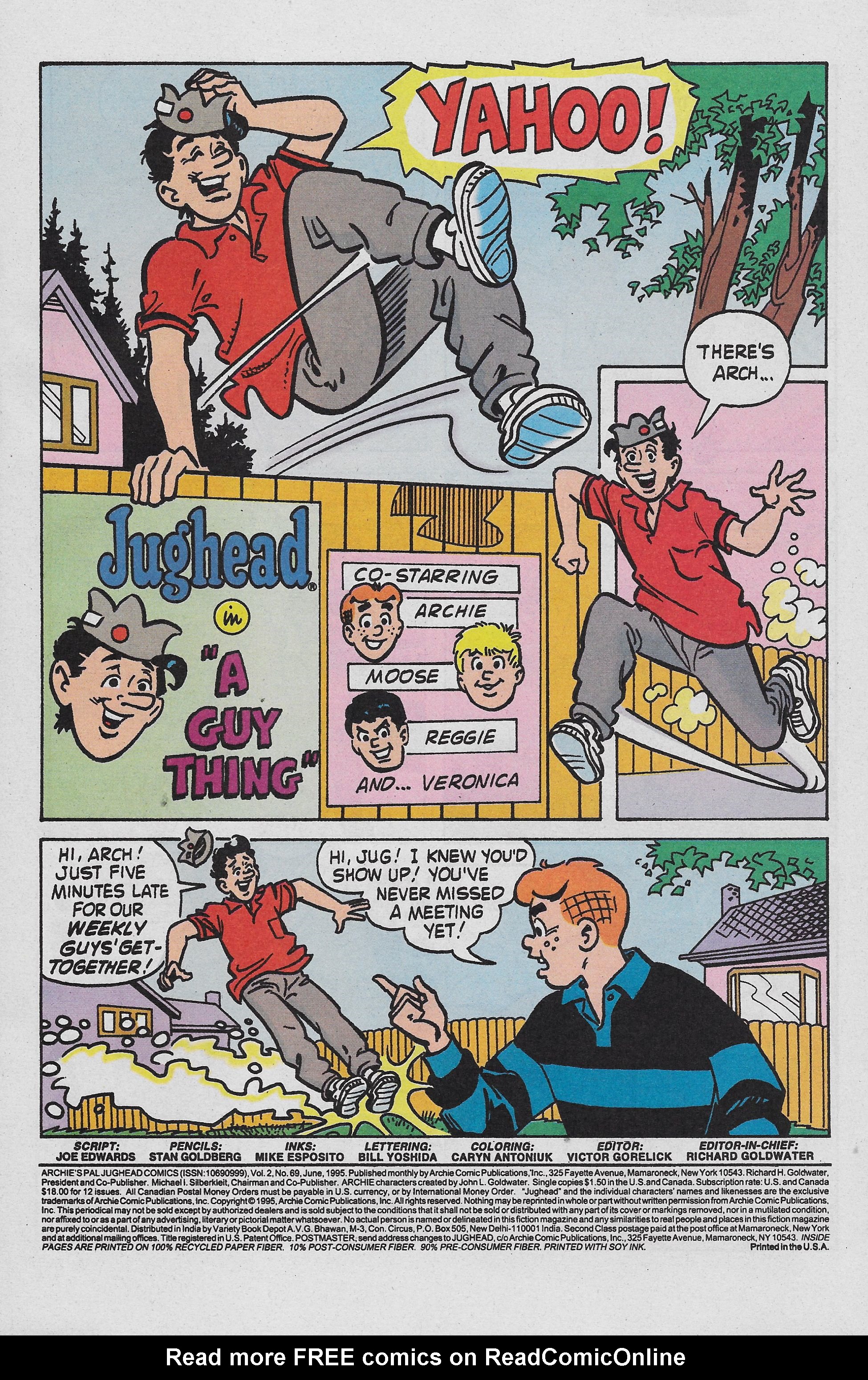 Read online Archie's Pal Jughead Comics comic -  Issue #69 - 3