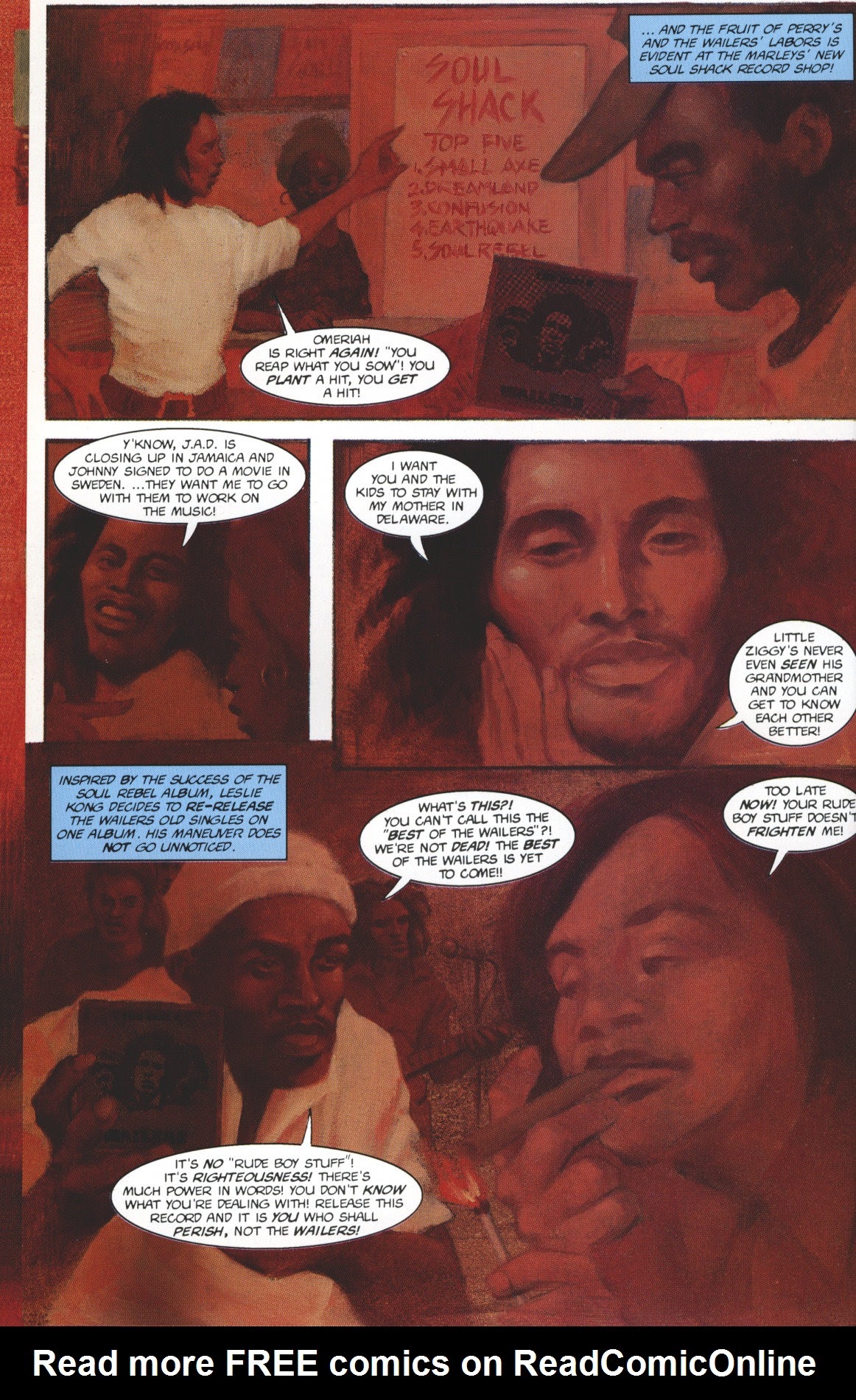 Read online Bob Marley: Tale of the Tuff Gong comic -  Issue #2 - 18