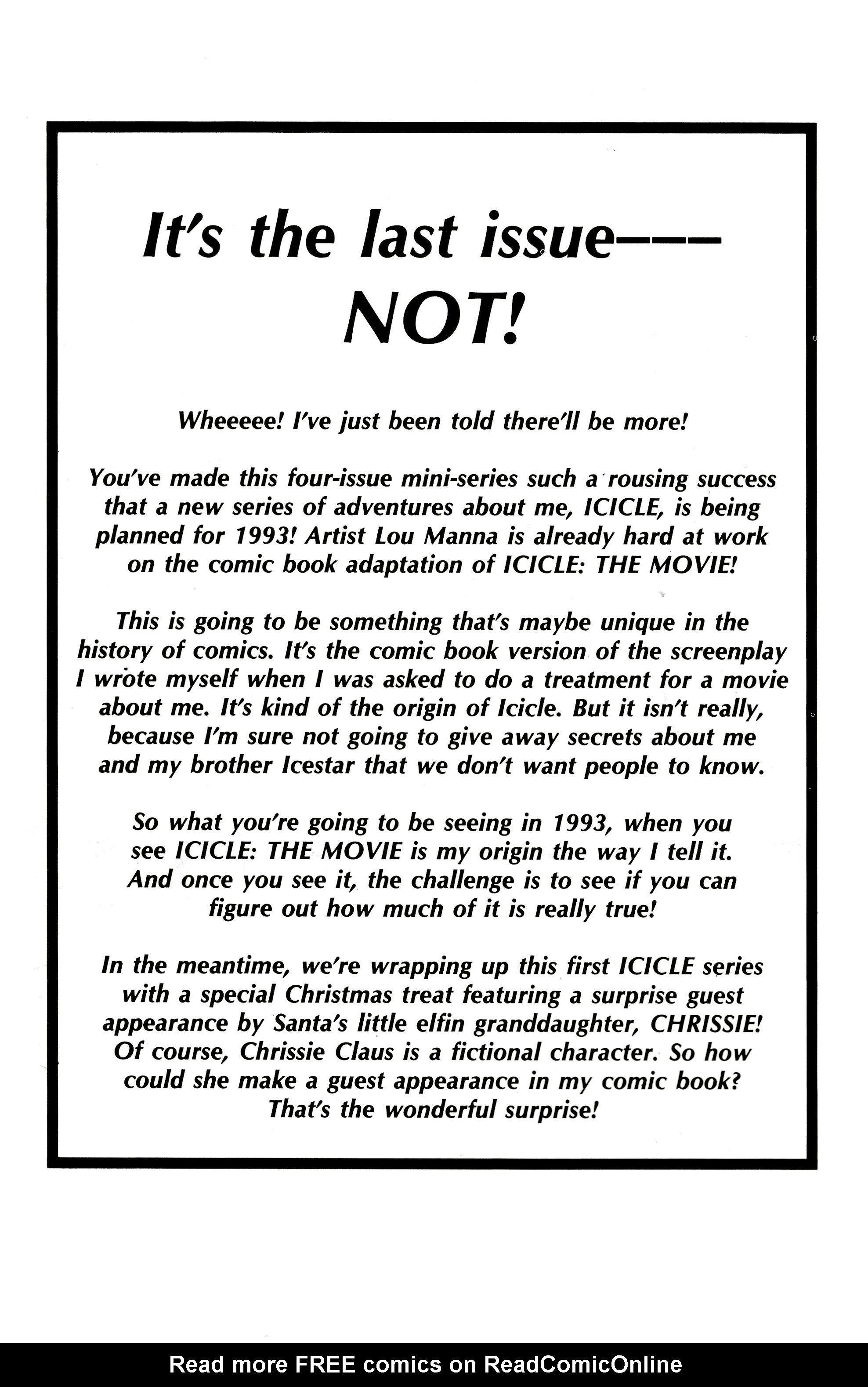 Read online Icicle comic -  Issue #4 - 2