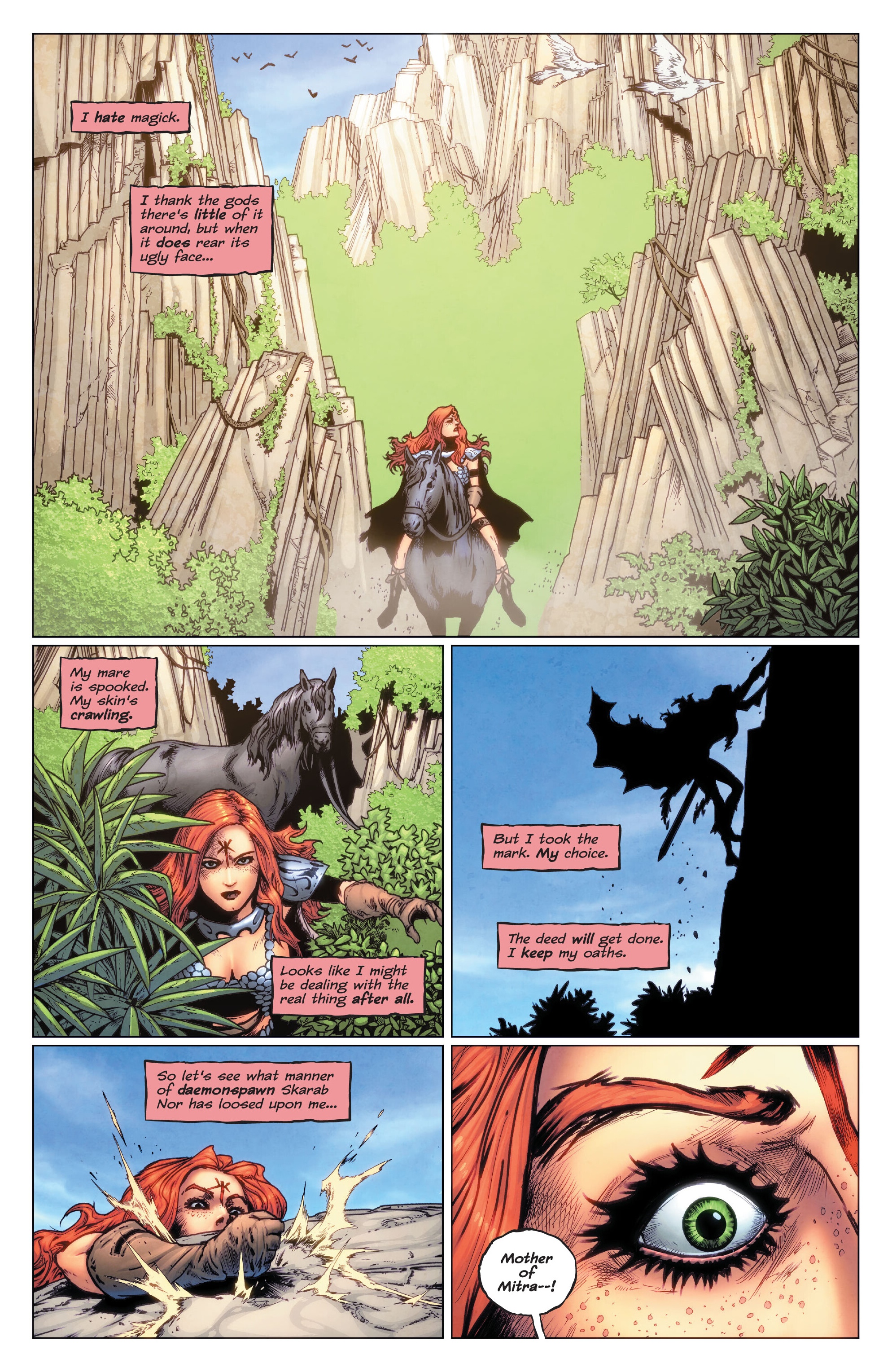 Read online Red Sonja: The Superpowers comic -  Issue # TPB (Part 1) - 17