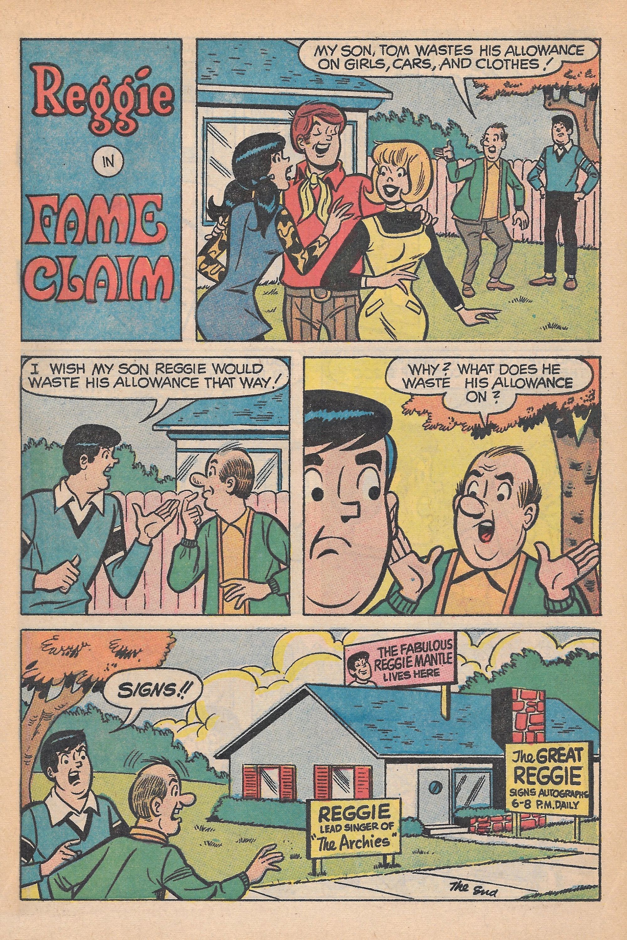 Read online Reggie's Wise Guy Jokes comic -  Issue #11 - 27