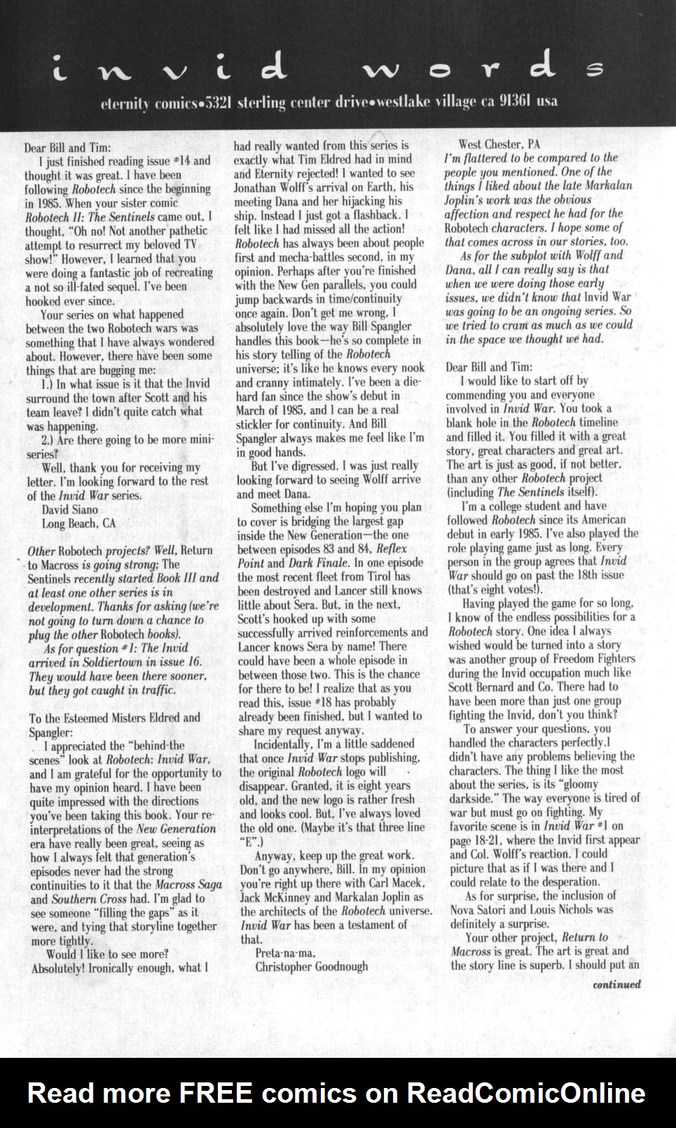 Read online Robotech: Invid War comic -  Issue #18 - 26