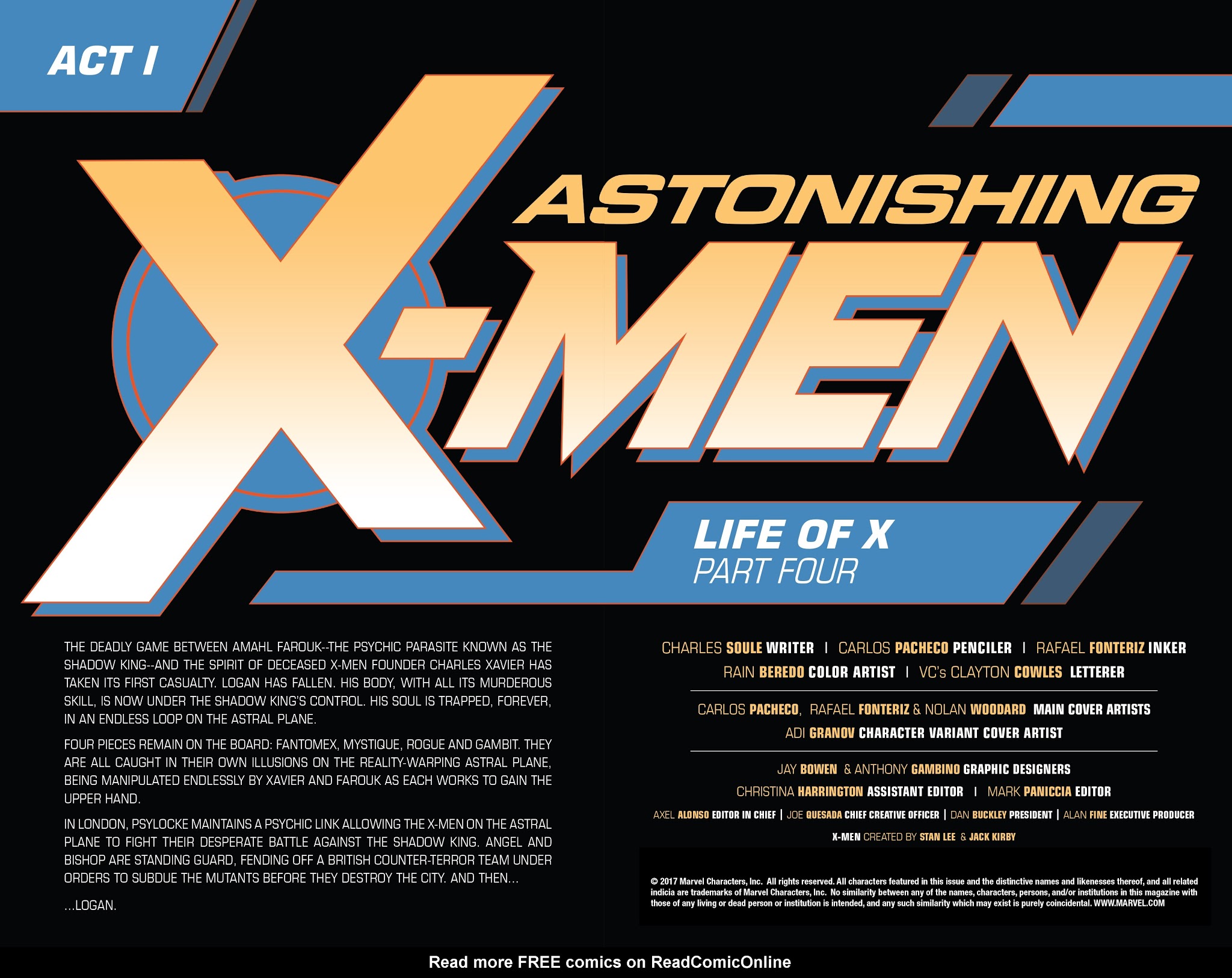 Read online Astonishing X-Men (2017) comic -  Issue #4 - 6