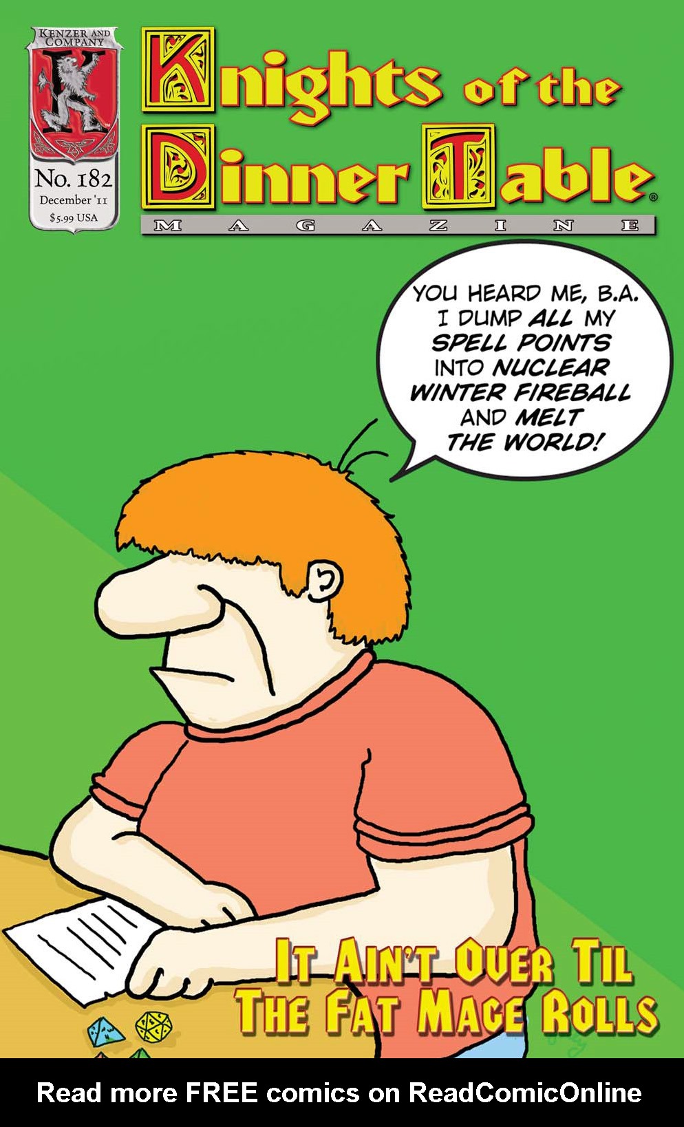 Read online Knights of the Dinner Table comic -  Issue #182 - 1