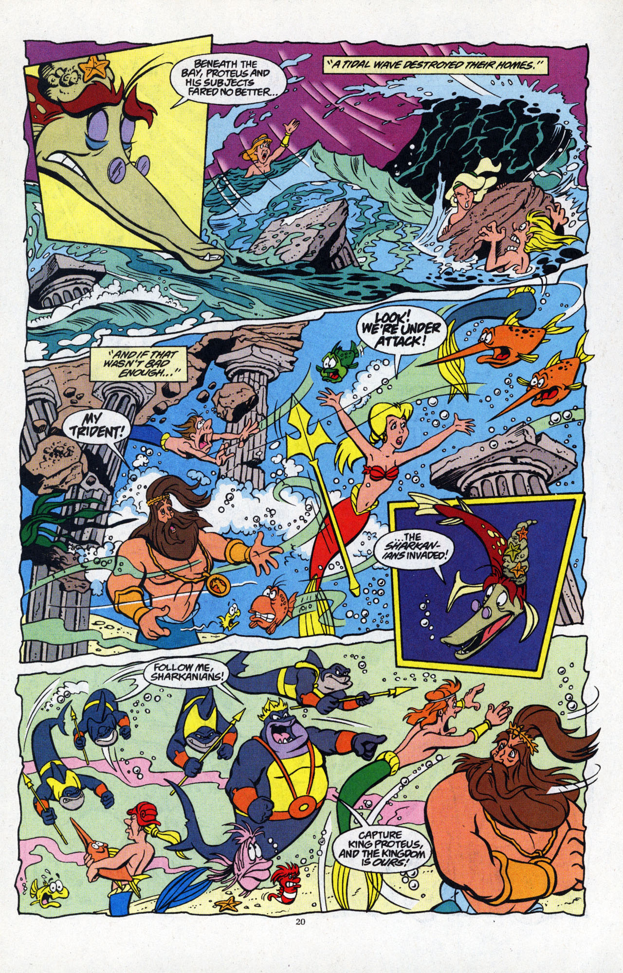 Read online Disney's The Little Mermaid comic -  Issue #12 - 21