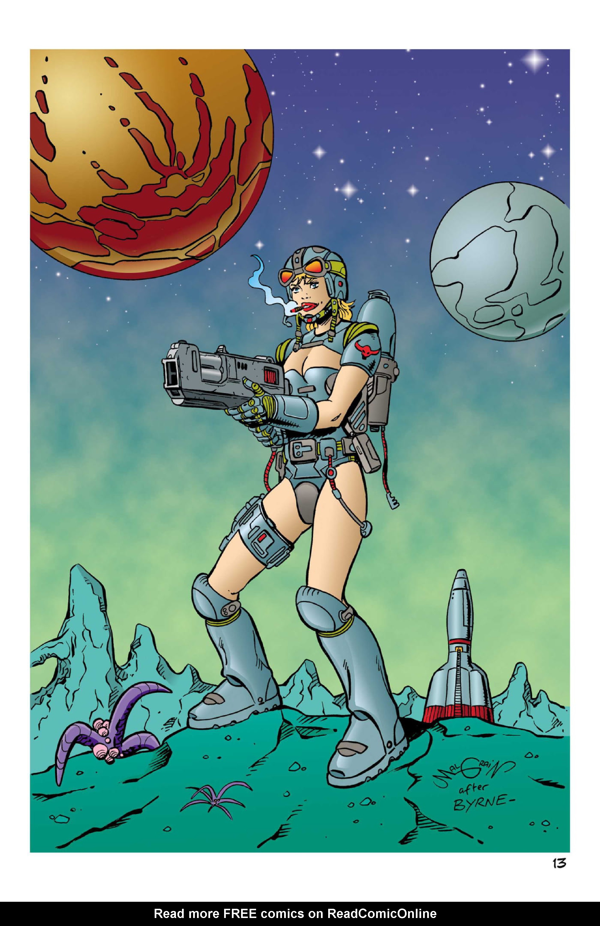 Read online The Art of Chris Malgrain comic -  Issue #7 - 14