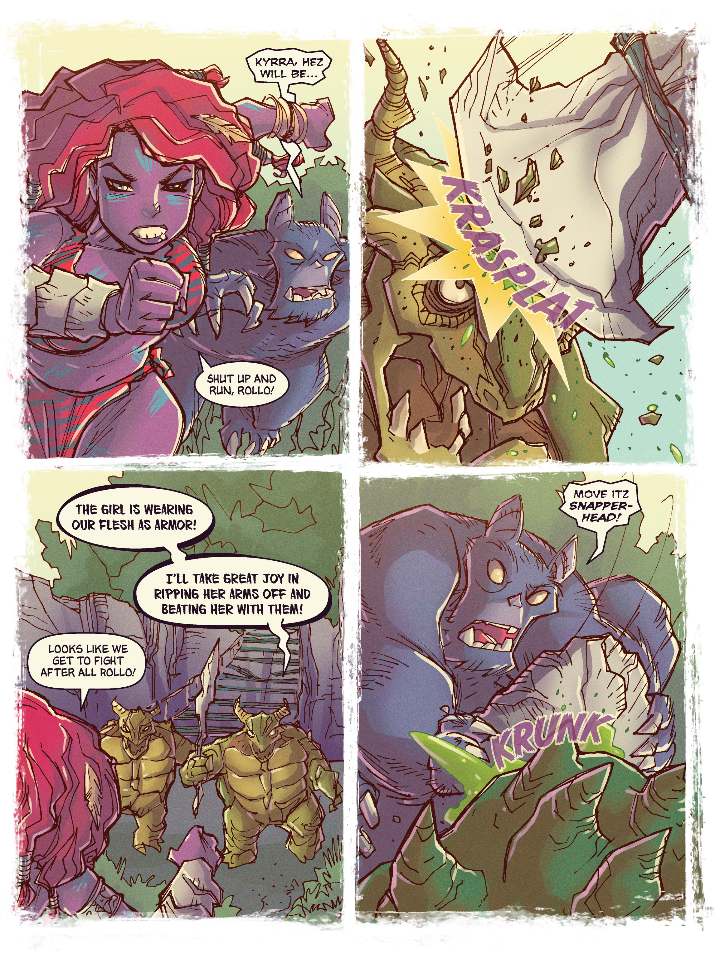 Read online Kyrra: Alien Jungle Girl comic -  Issue #5 - 8