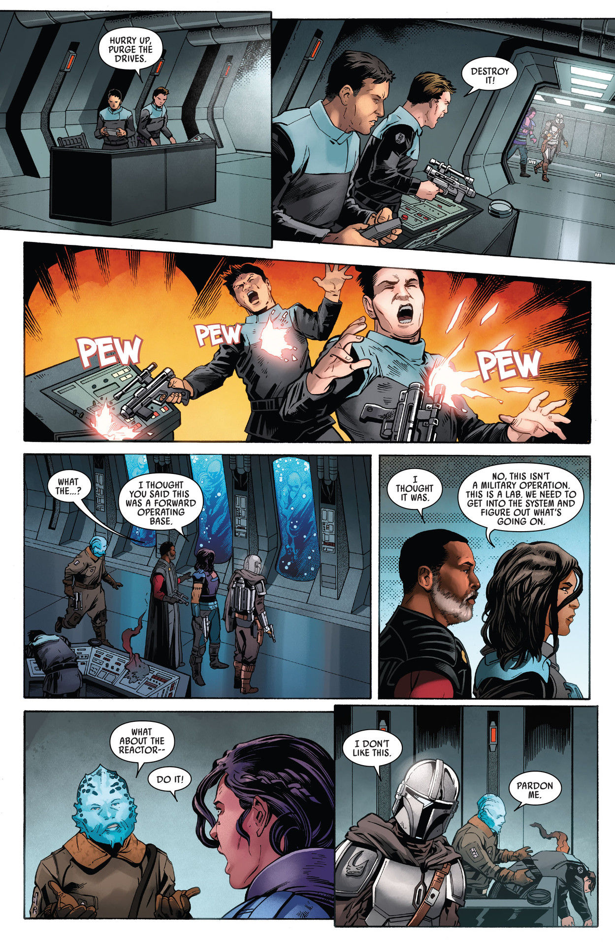Read online Star Wars: The Mandalorian Season 2 comic -  Issue #4 - 19