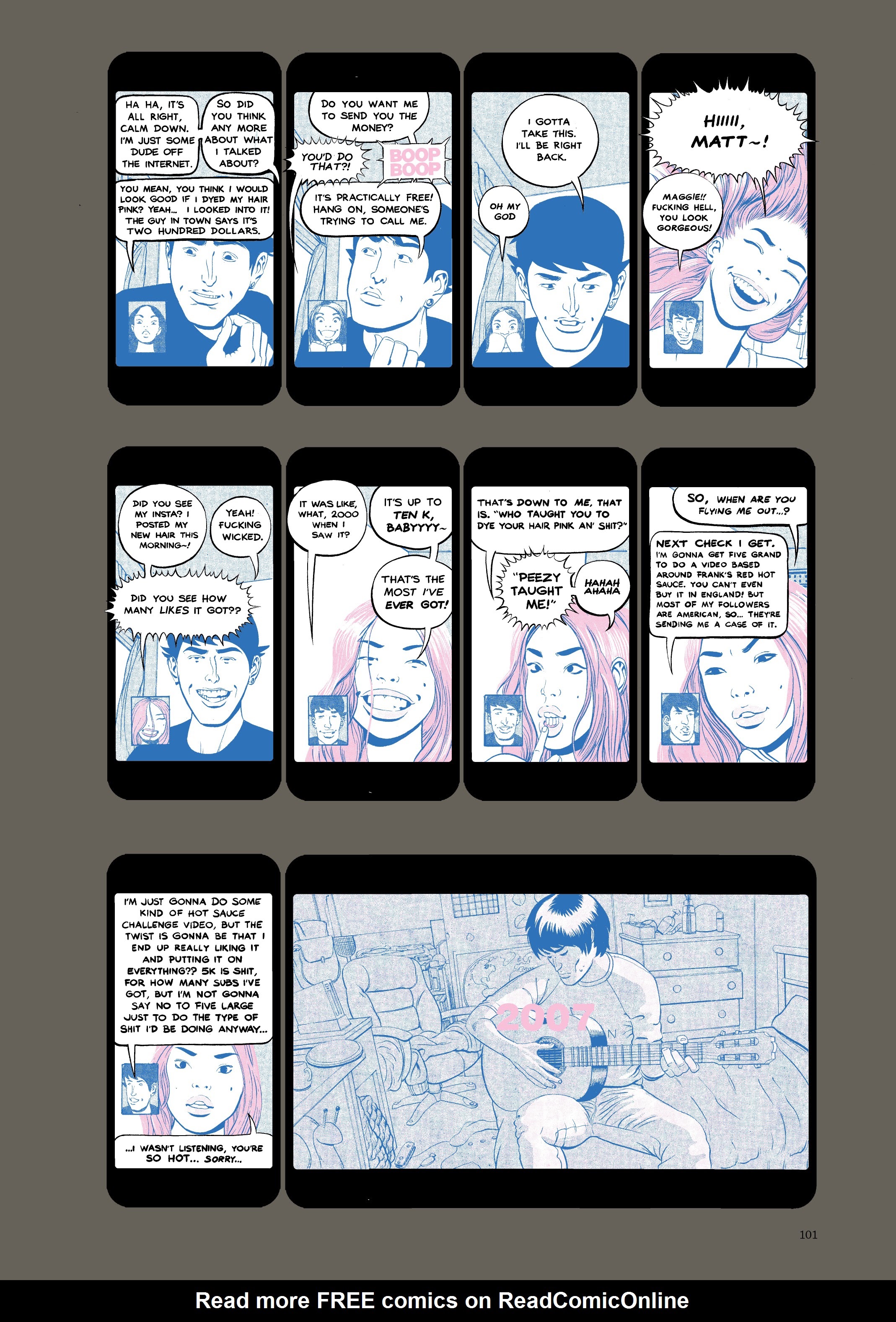 Read online Now: The New Comics Anthology comic -  Issue #9 - 99