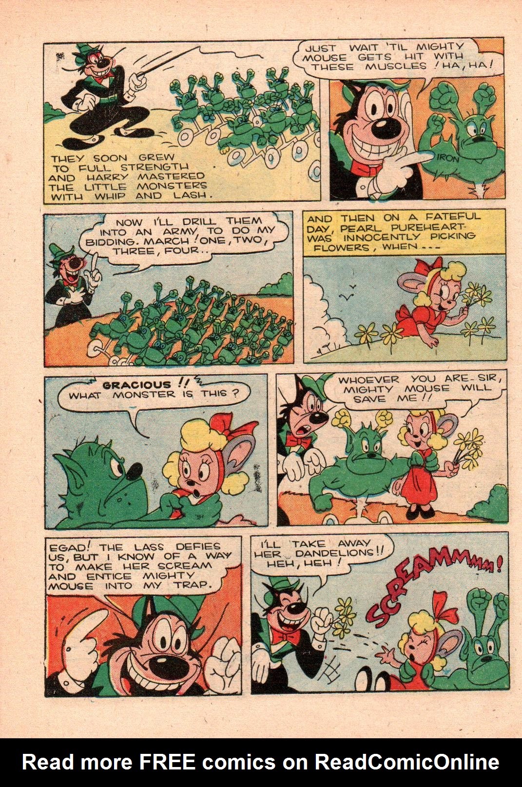 Read online Paul Terry's Mighty Mouse Comics comic -  Issue #33 - 30